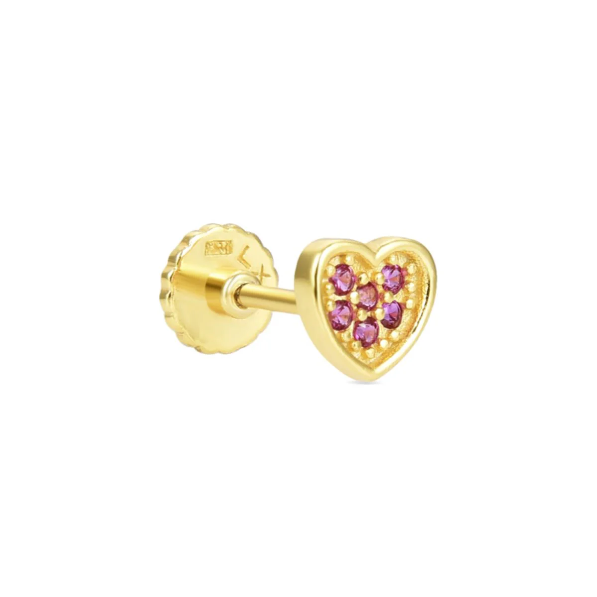Piercing Lyna Plata De Ley 925 - Lyna ROJO - Image 2