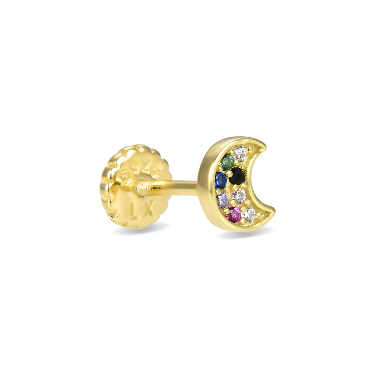 Piercing Nali Plata De Ley 925 - Nali MULTICOLOR