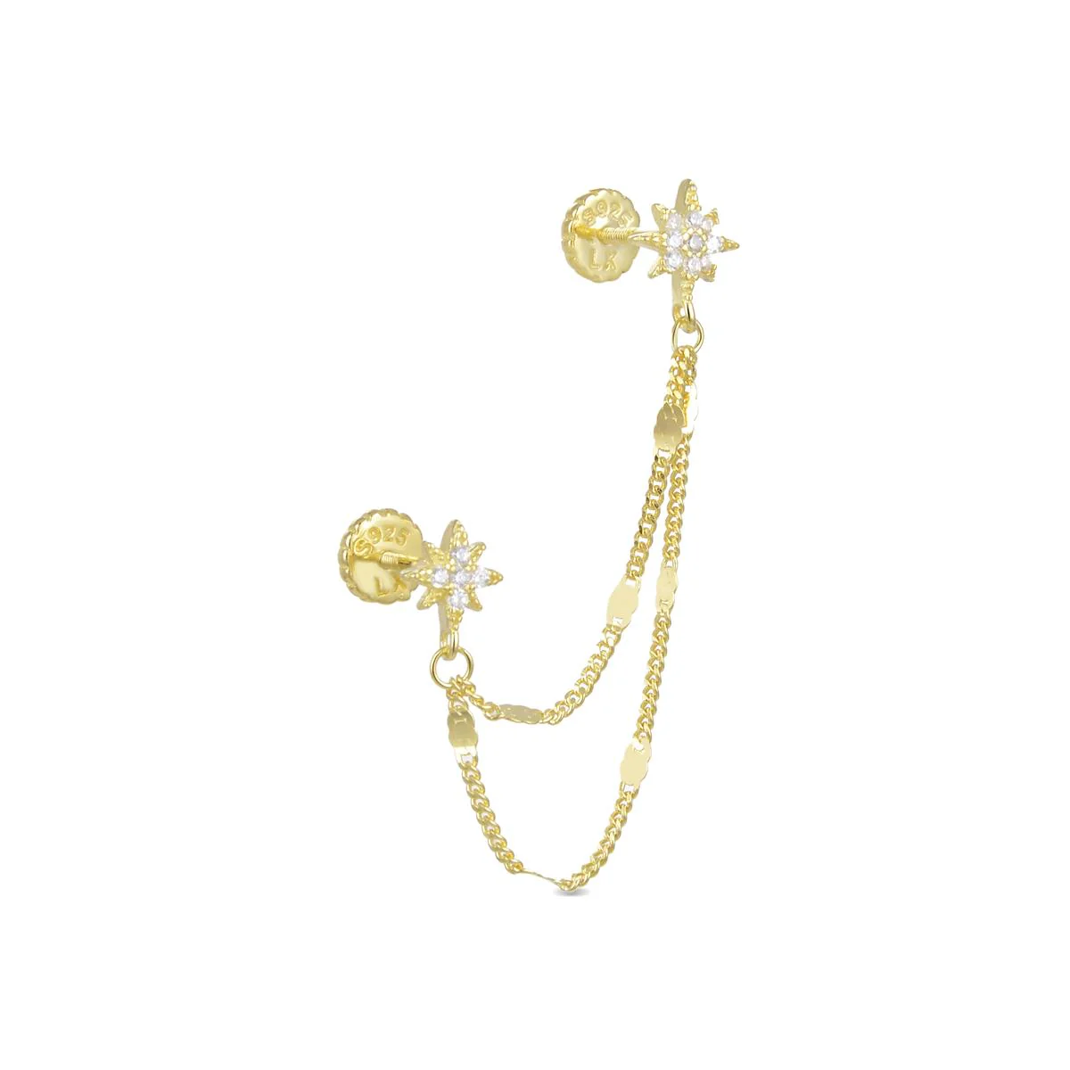 Piercing Nohra Plata De Ley 925 - Nohra MULTICOLOR