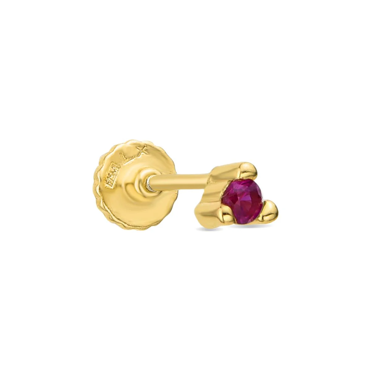 Piercing Ontari Plata de Ley 925 - Ontari ROJO