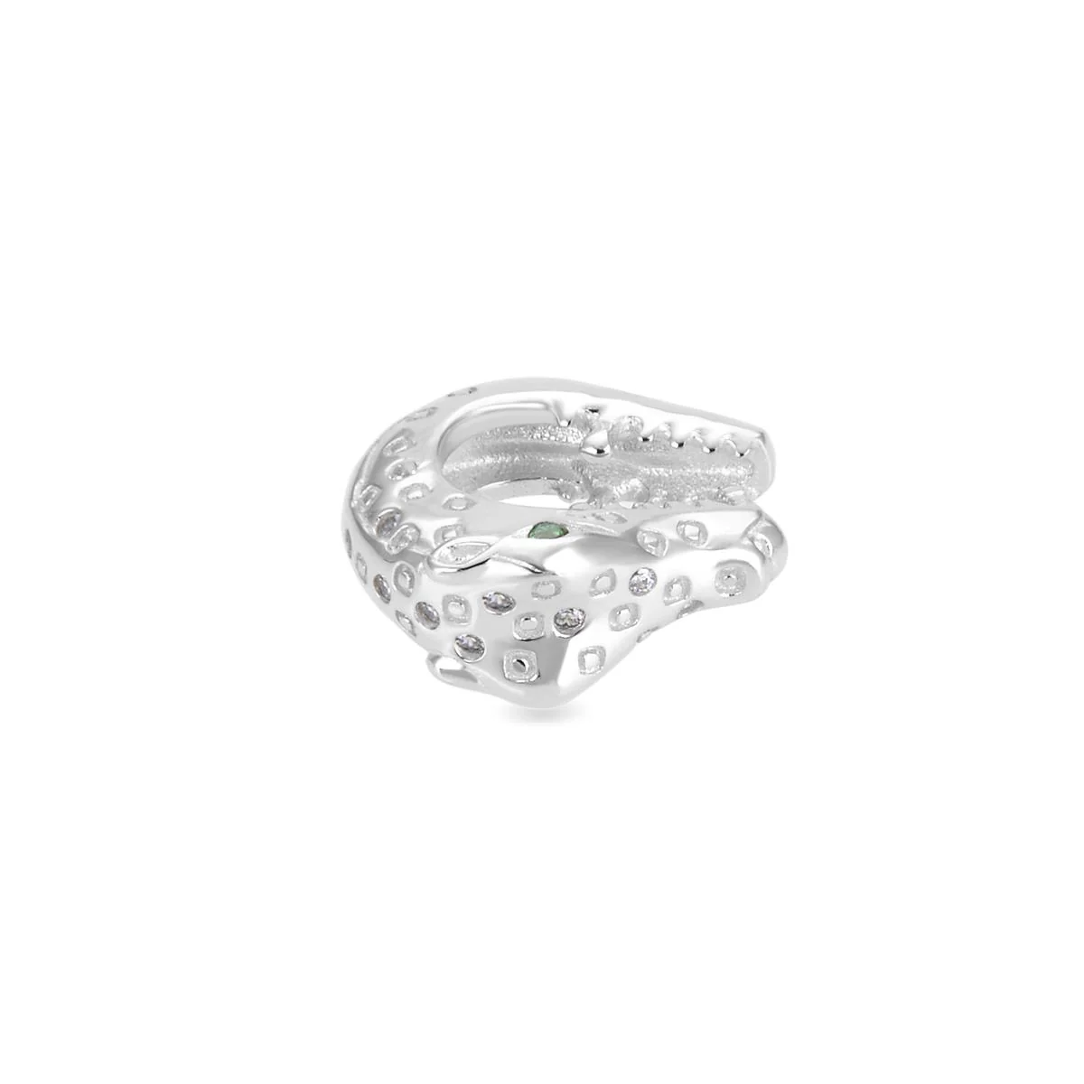 Earcuff Rihet Plata De Ley 925 - Rihet VERDE - Image 3