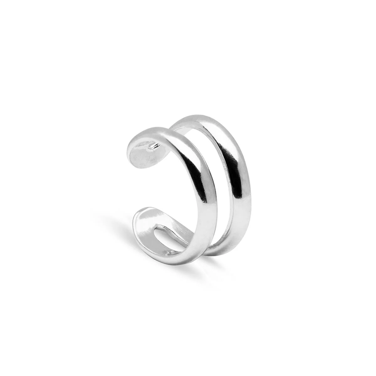 Earcuff Ronbet De Plata De Ley 925 - Ronbet GRIS