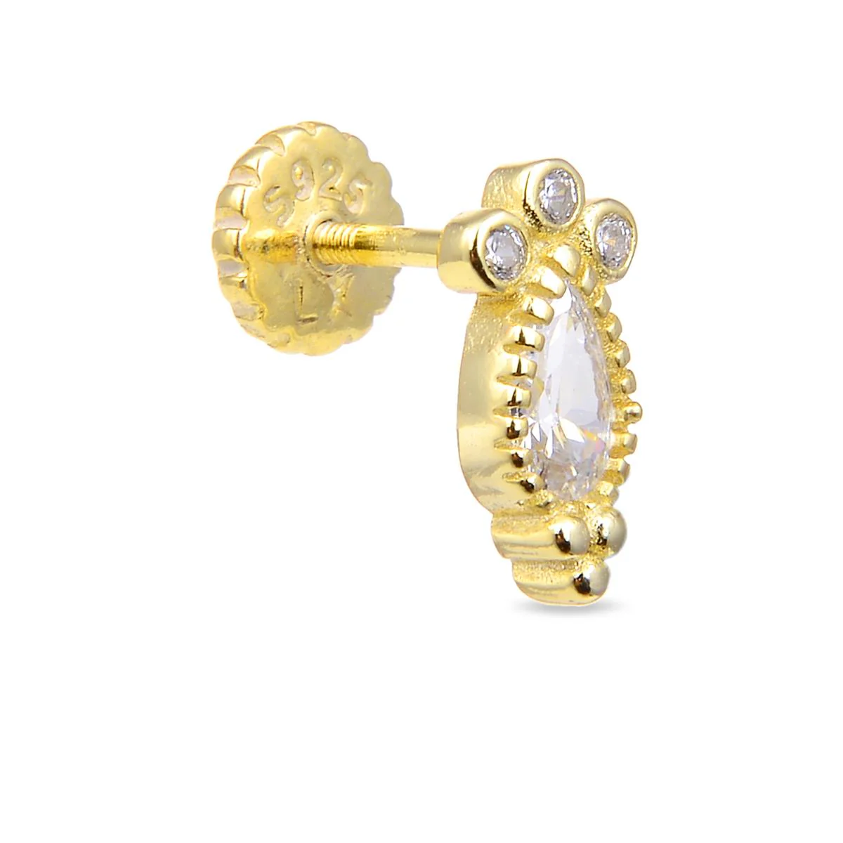 Piercing Sinye Plata De Ley 925 - Sinye BLANCO