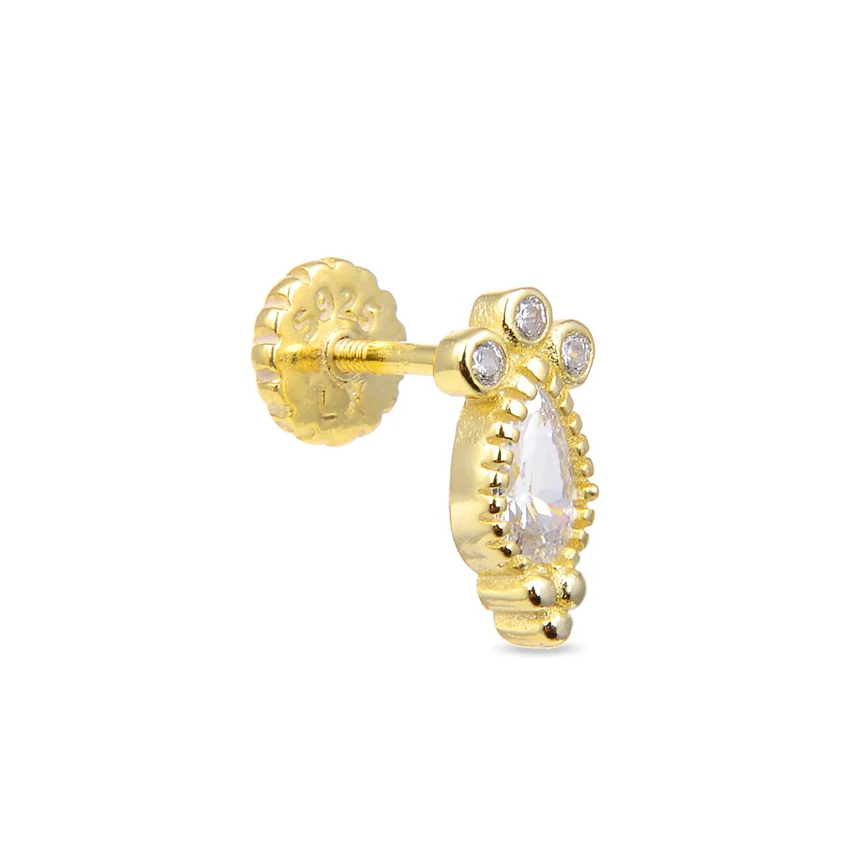 Piercing Sinye Plata De Ley 925 - Sinye BLANCO - Image 2