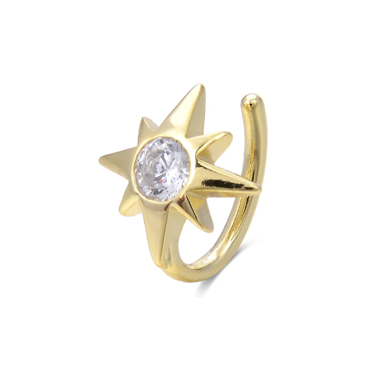 Earcuff Taure Plata De Ley 925 - Taure BLANCO