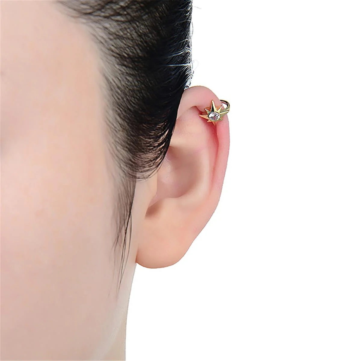 Earcuff Taure Plata De Ley 925 - Taure BLANCO - Image 2