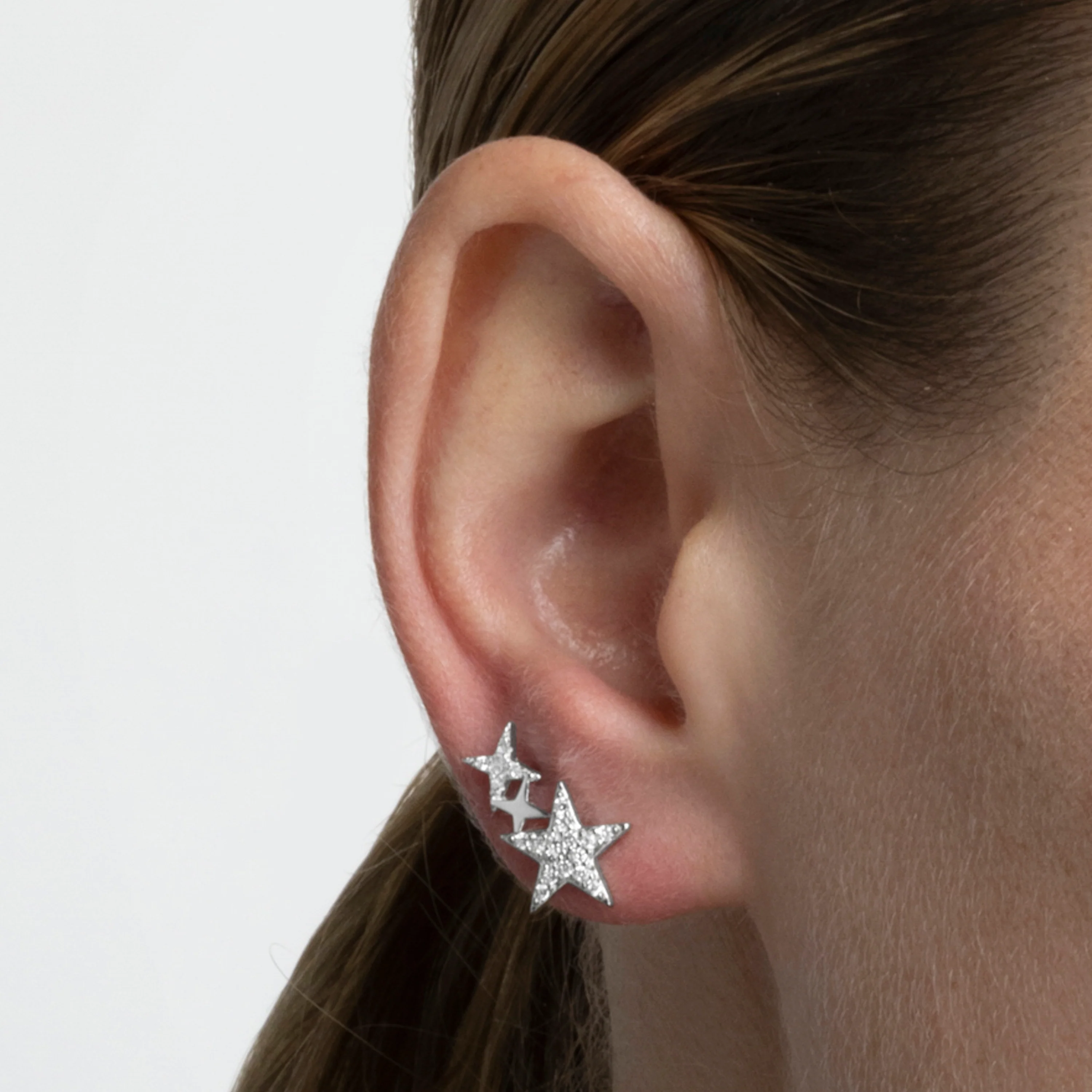 Piercing de Plata de Ley 925 con Circonita Brillante acabado en rodio - Tingio - Image 4