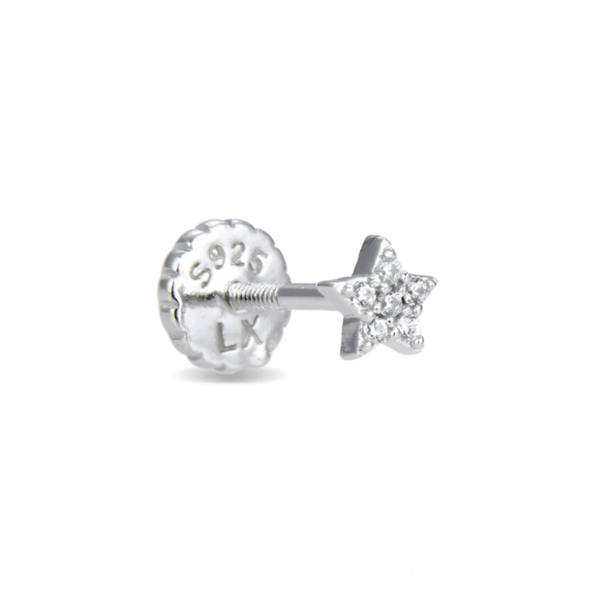 Piercing Tyulu Plata De Ley 925 - Tyulu BLANCO - Image 2