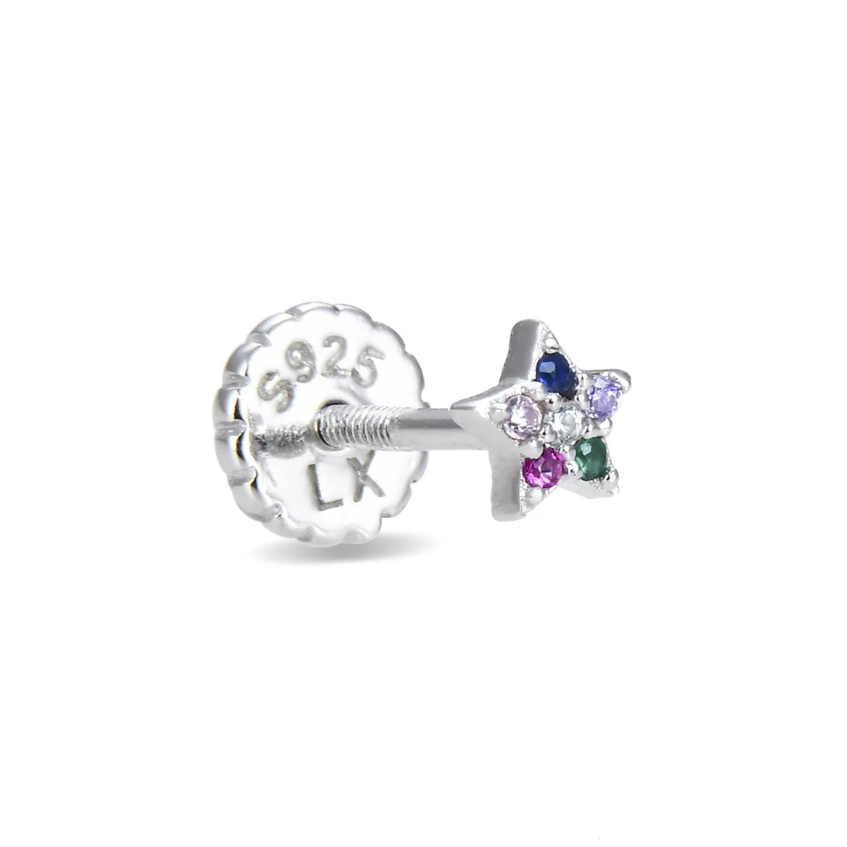 Piercing Tyulu Plata De Ley 925 - Tyulu MULTICOLOR