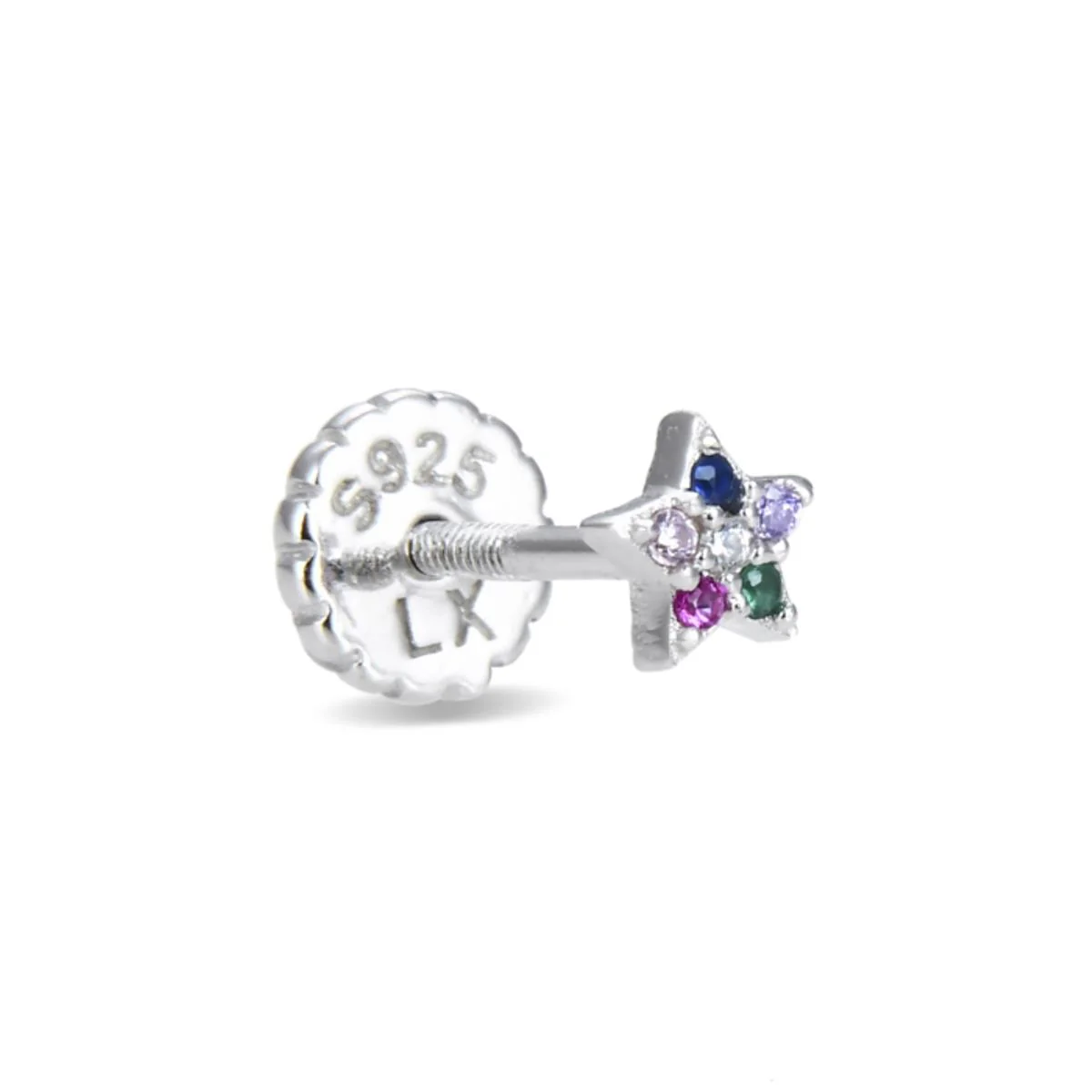 Piercing Tyulu Plata De Ley 925 - Tyulu MULTICOLOR - Image 2