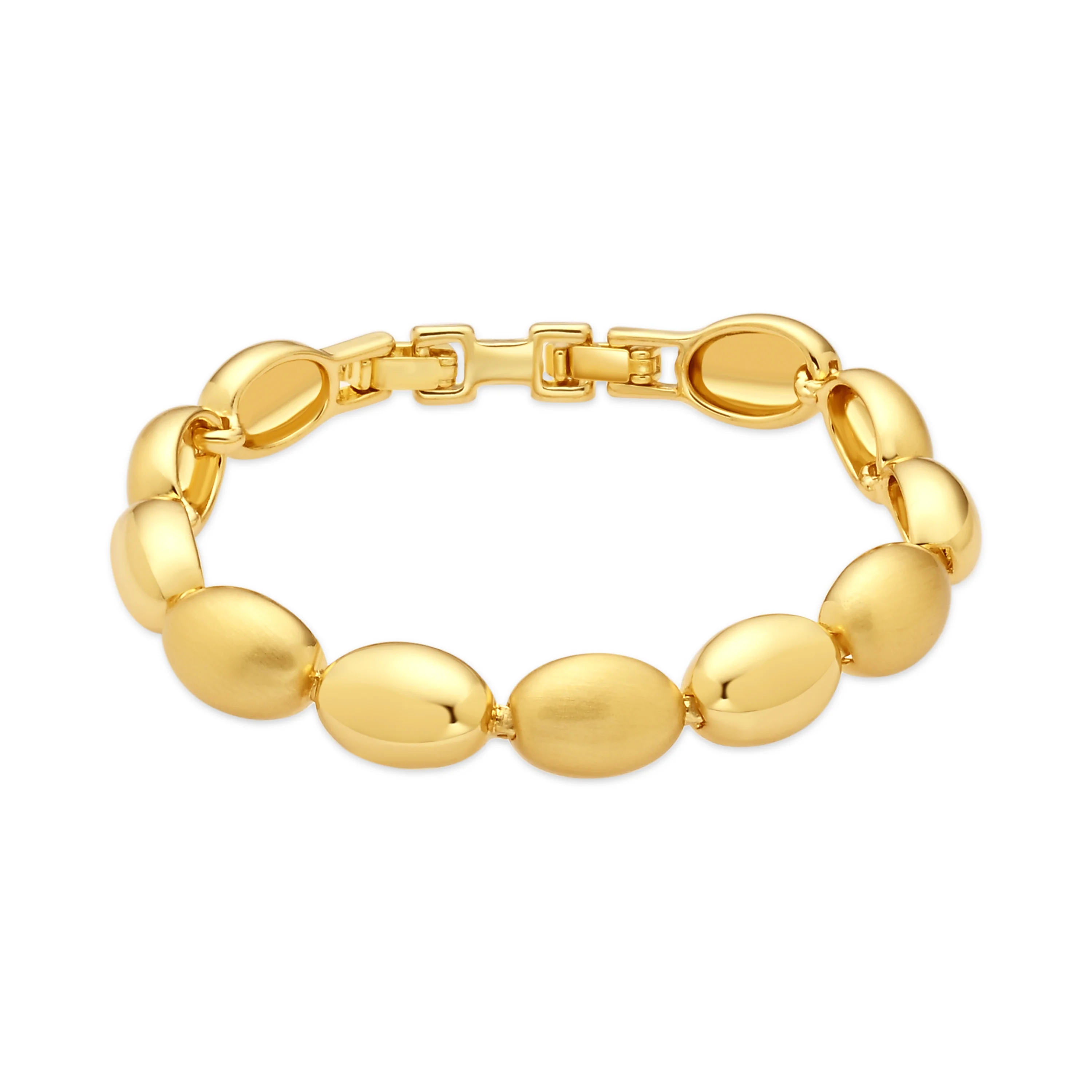 Pulsera acabado en oro amarillo de 18k - Oga