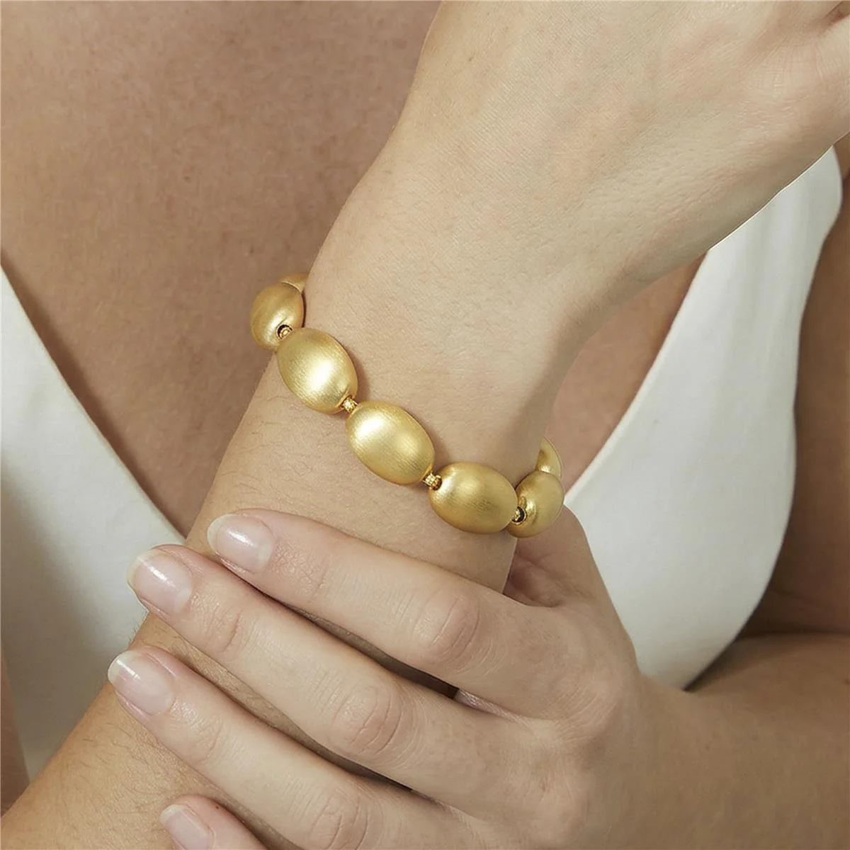 Pulsera acabado en oro amarillo de 18k - Oga - Image 6