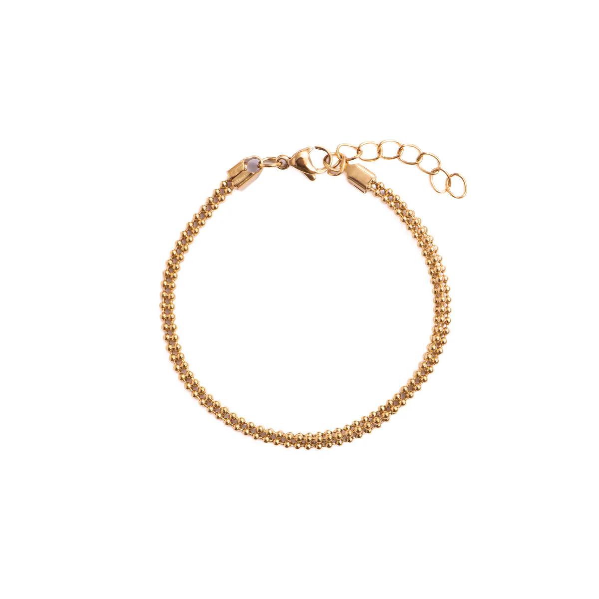 Pulsera acabado en oro amarillo de 18k - Dahdan