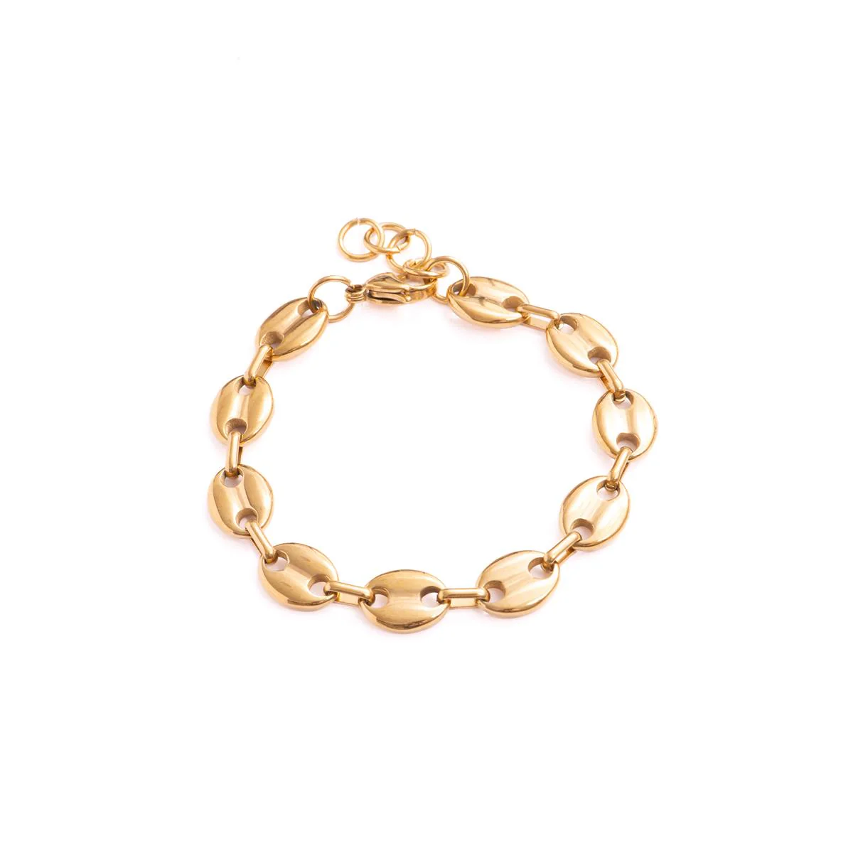 Pulsera acabado en oro amarillo de 18k - Forbek