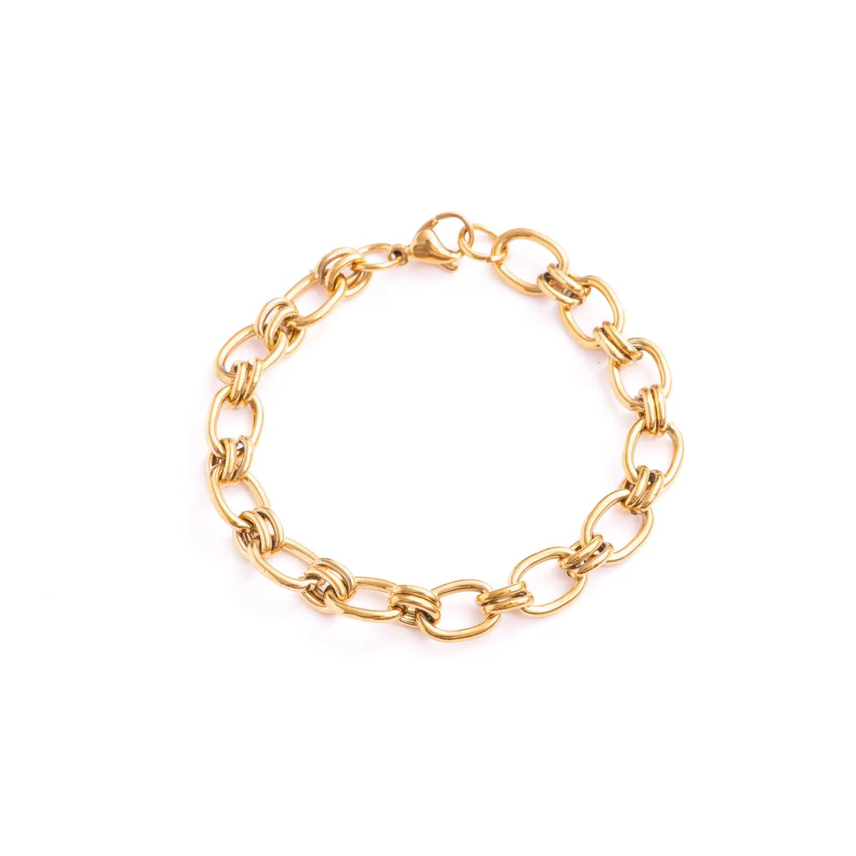 Pulsera acabado en oro amarillo de 18k - Hataj