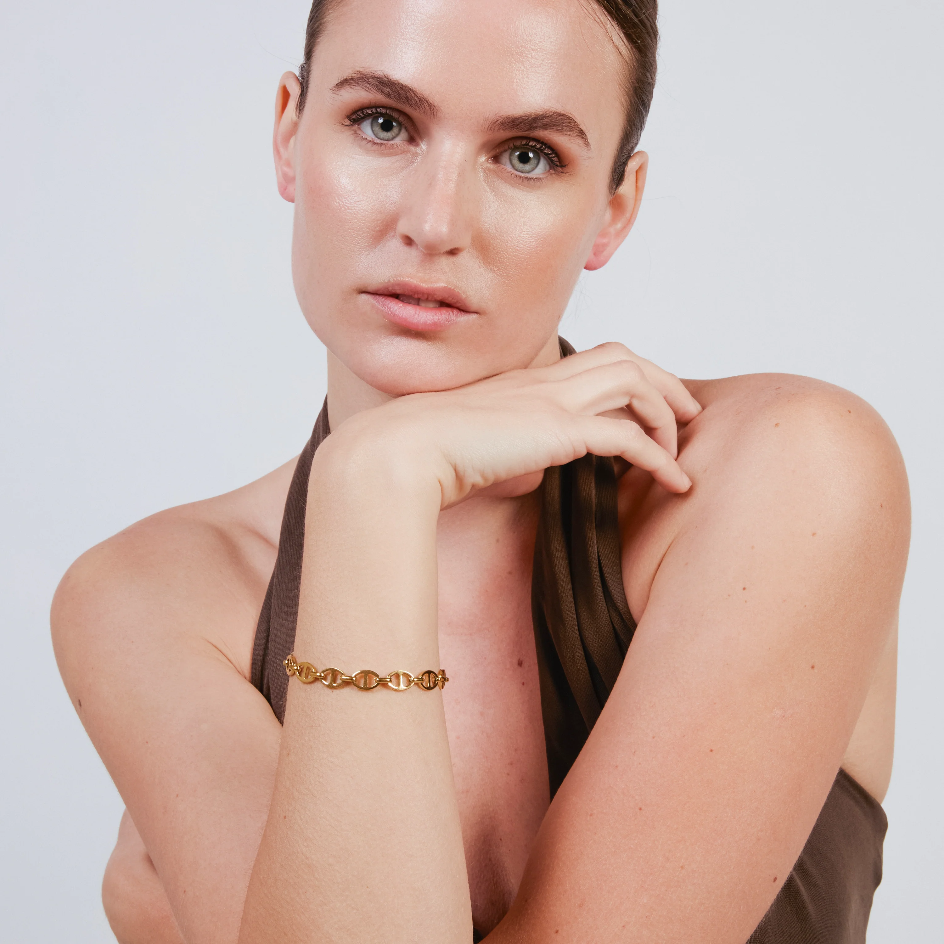 Pulsera acabado en oro amarillo de 18k - Kisa - Image 4
