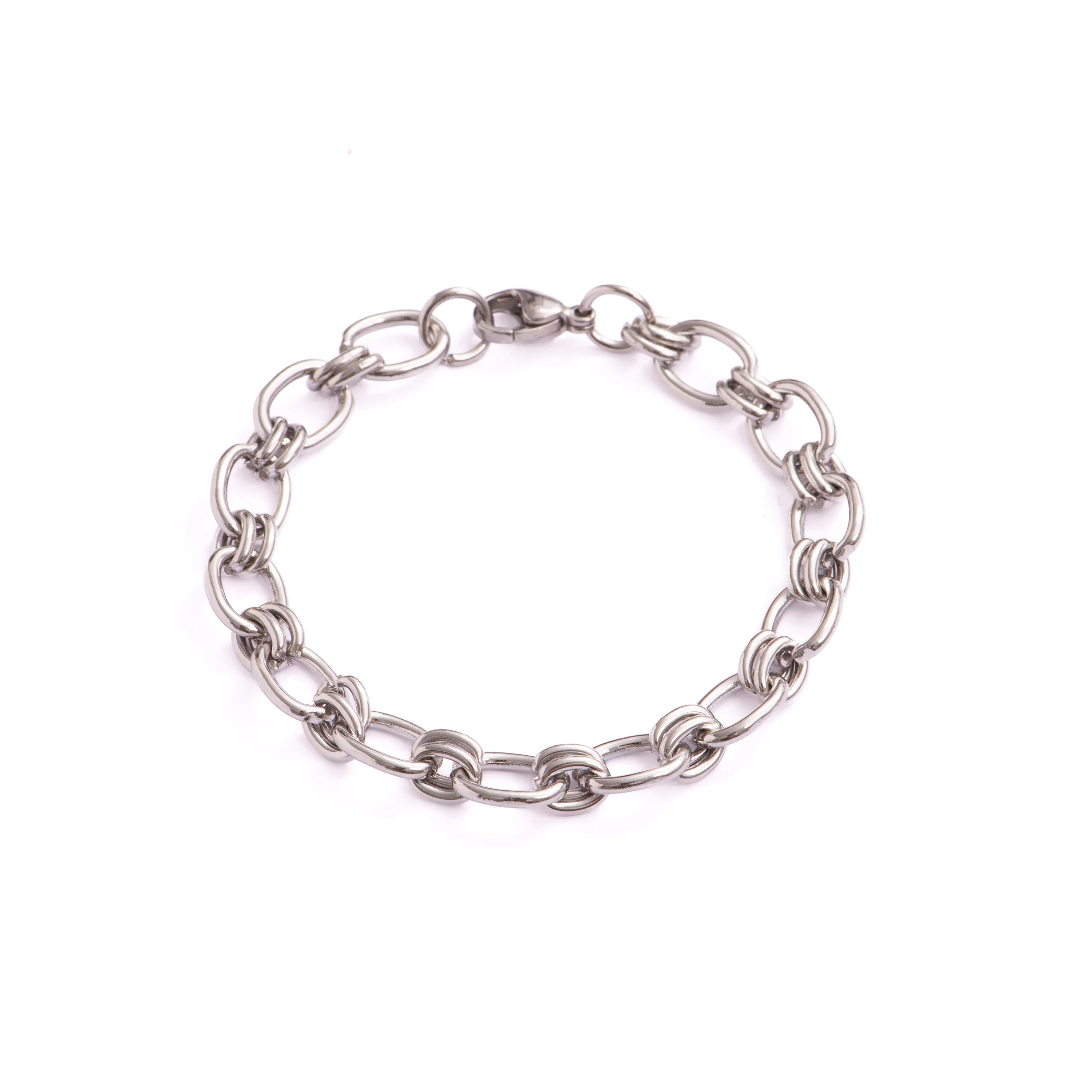 Pulsera acabado en rodio - Hataj