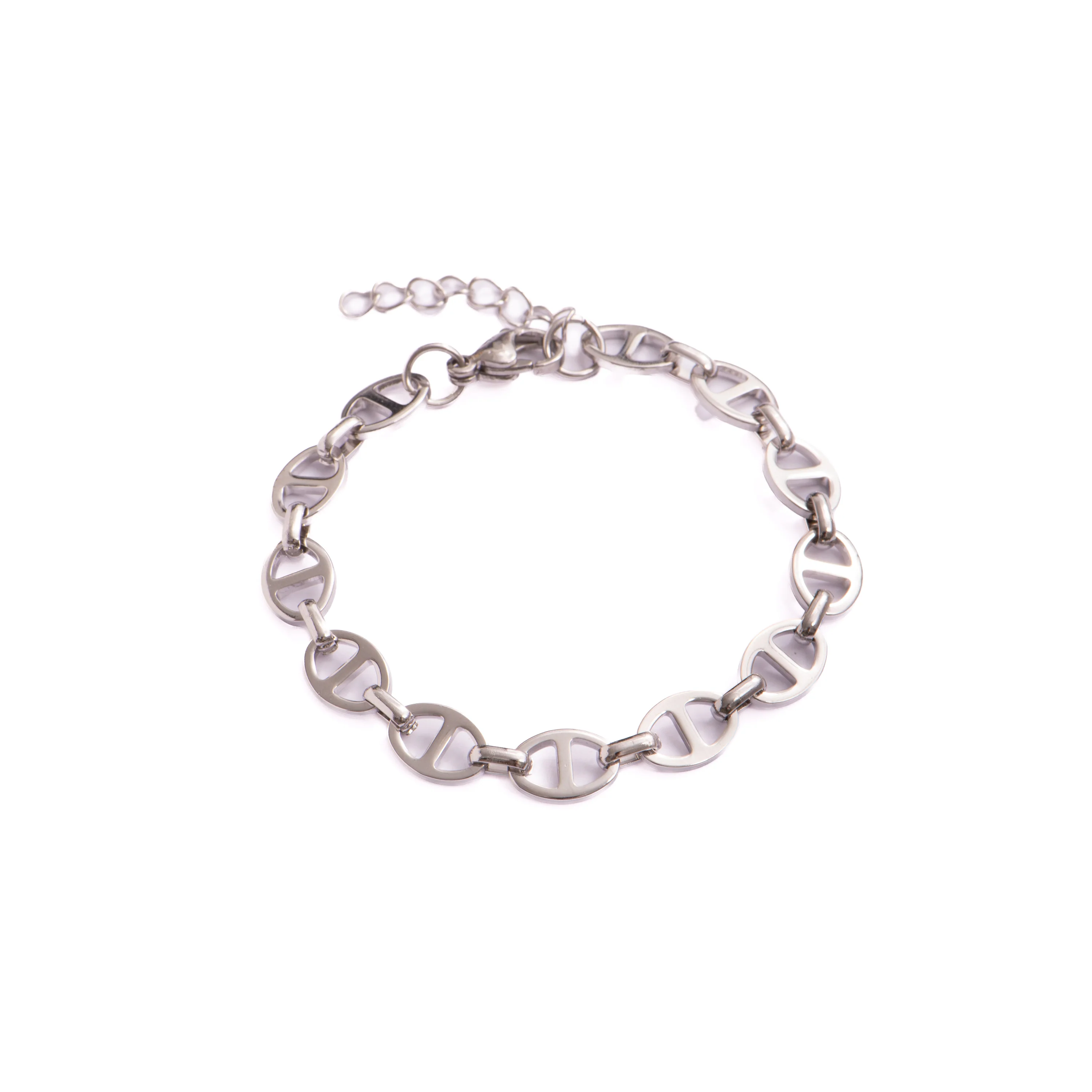 Pulsera acabado en rodio - Kisa