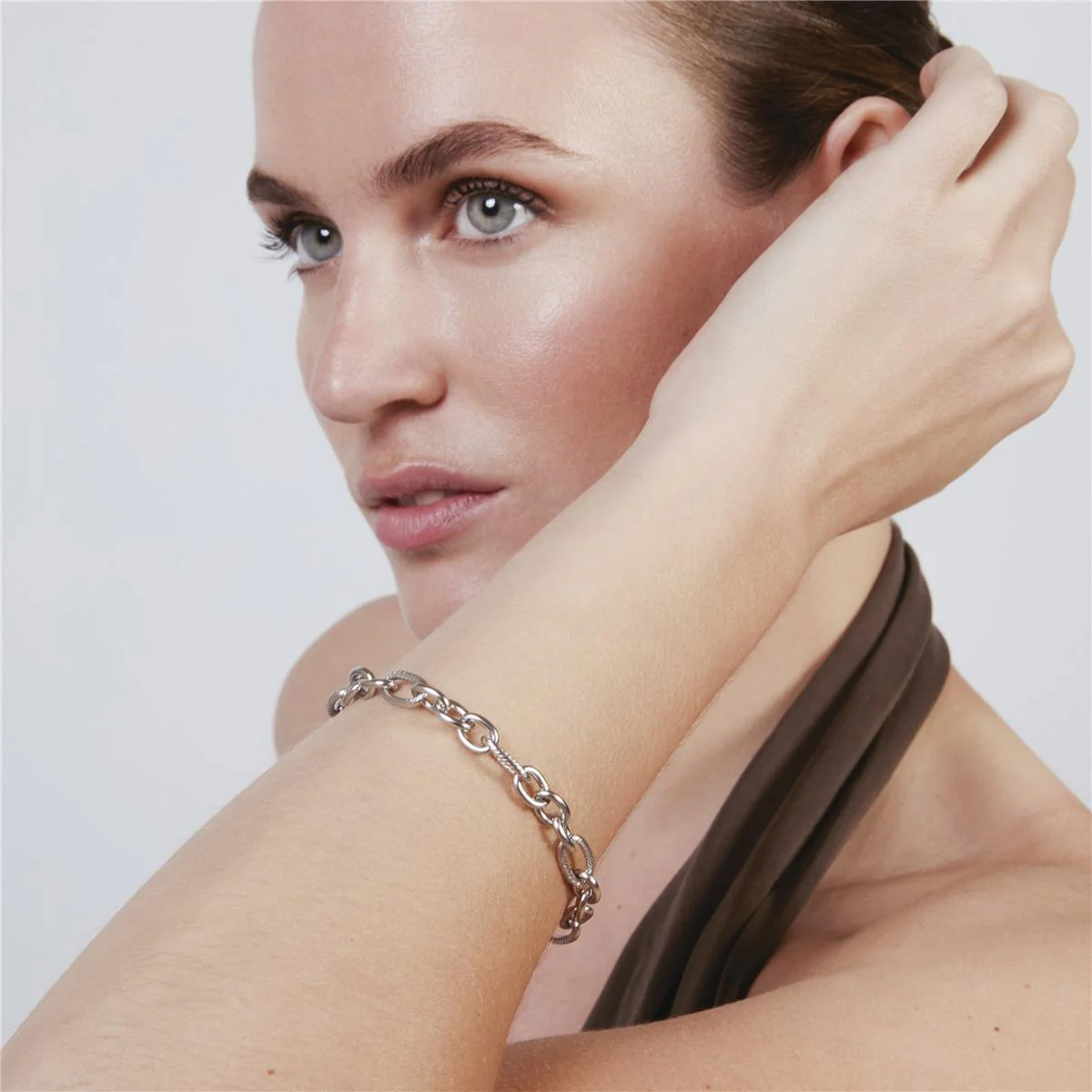 Pulsera acabado en rodio - Litted - Image 6