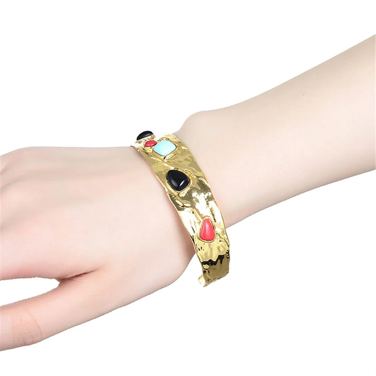 Pulsera Actira acabado en Oro Amarillo de 18 Kts - Actira MULTICOLOR - Image 2