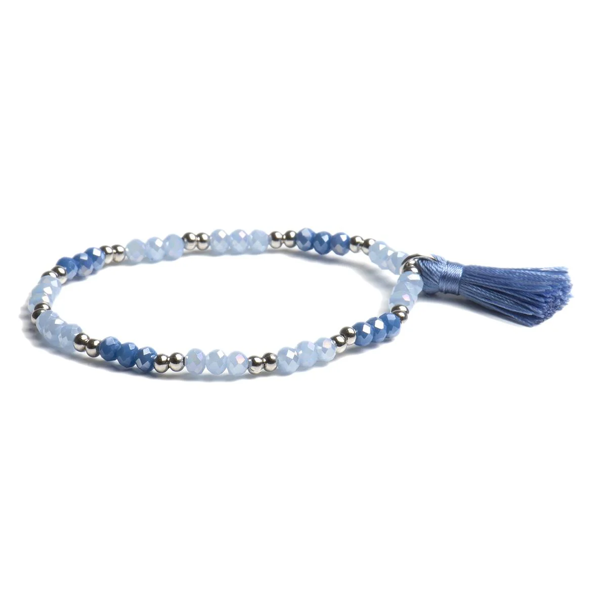 Pulsera Adia acabado en Rodio - Adia AZUL