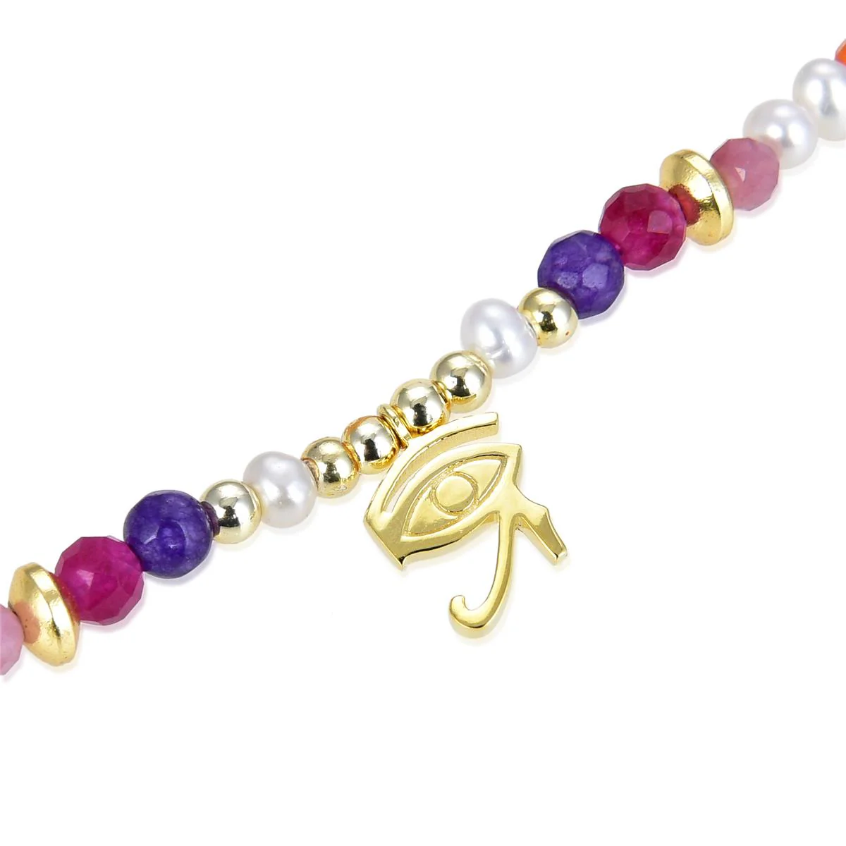 Pulsera Aisha Plata De Ley 925 - Aisha MULTICOLOR - Image 3