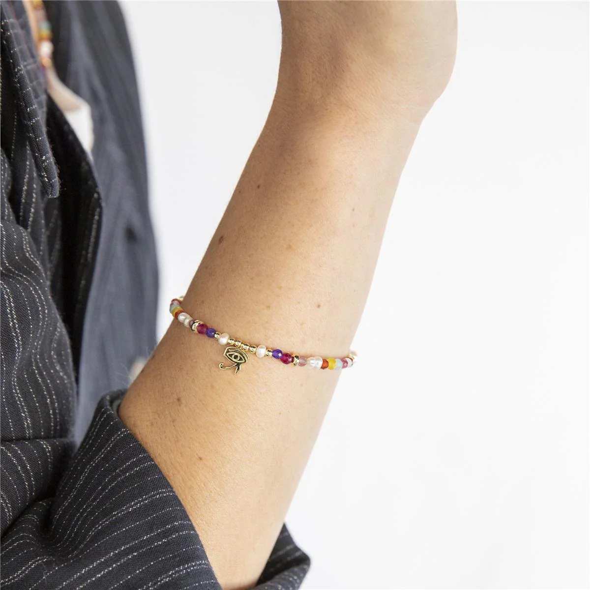 Pulsera Aisha Plata De Ley 925 - Aisha MULTICOLOR - Image 4