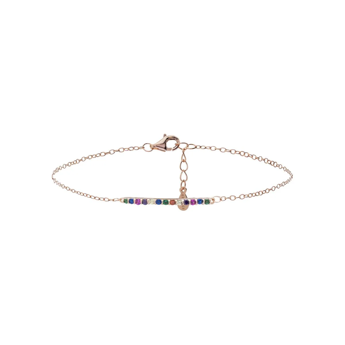 Pulsera Aldmi Plata De Ley 925 - Aldmi MULTICOLOR