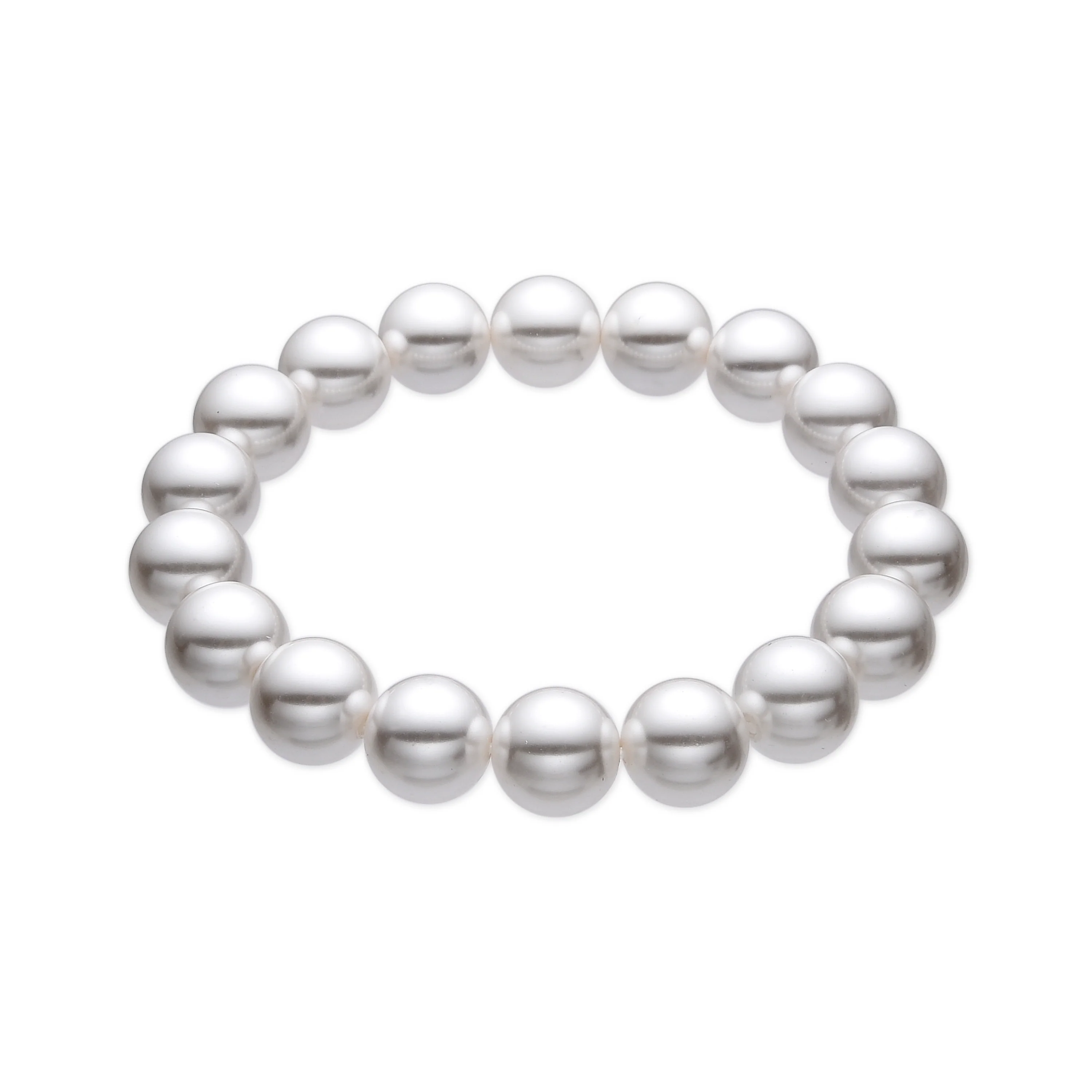 Pulsera con Perla Blanca acabado oro 18k - Anrae