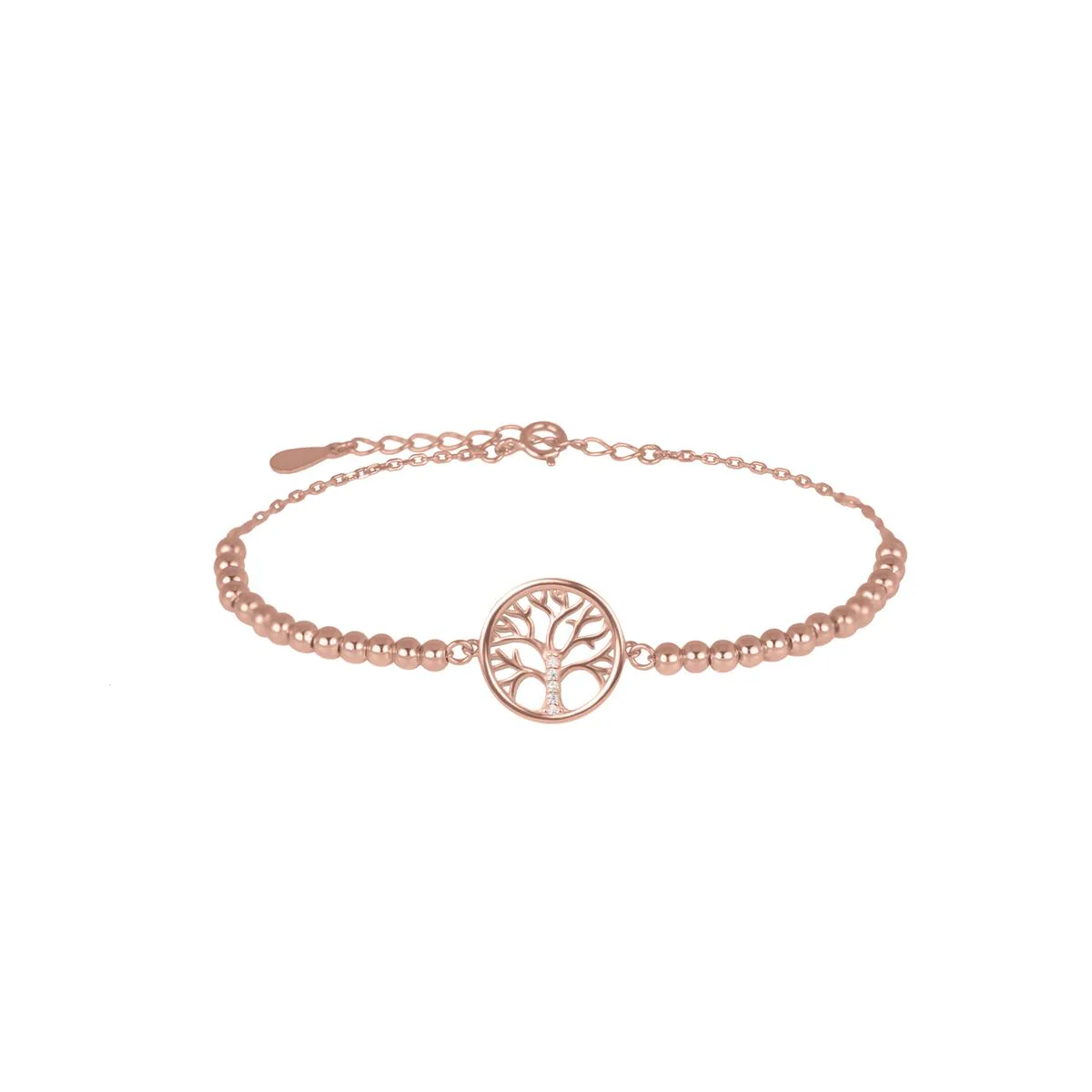 Pulsera Arbol Vida Plata De Ley 925 - Arbol Vida BLANCO