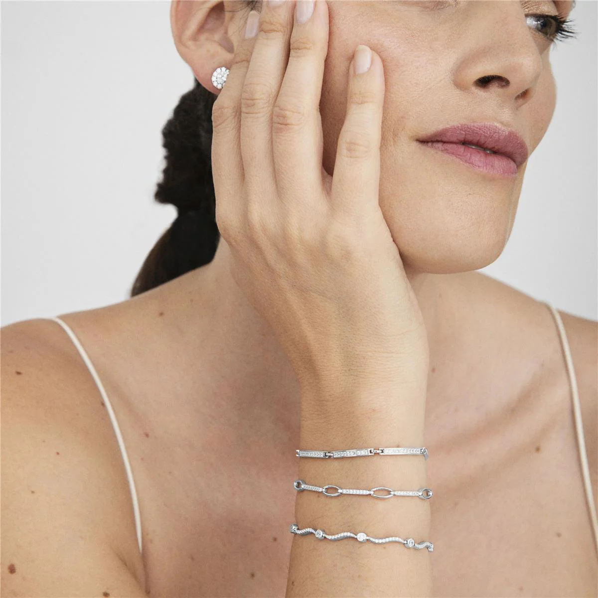 Pulsera Aya Plata De Ley 925 - Aya BLANCO - Image 2