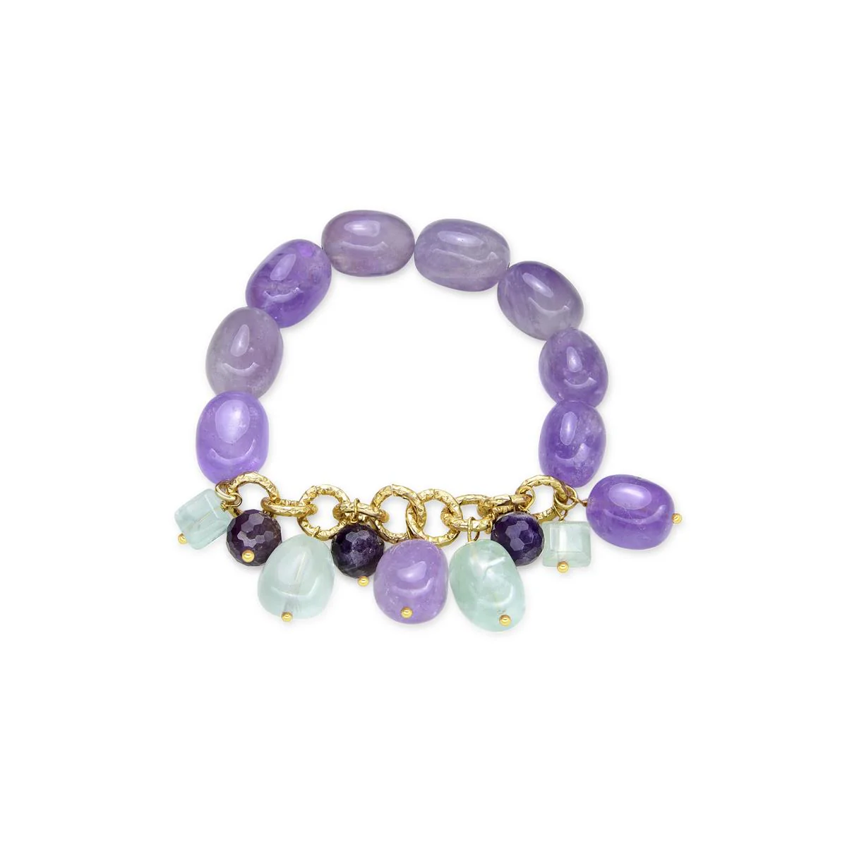 Pulsera Aysa acabado en oro amarillo de 18K - Aysa MORADO