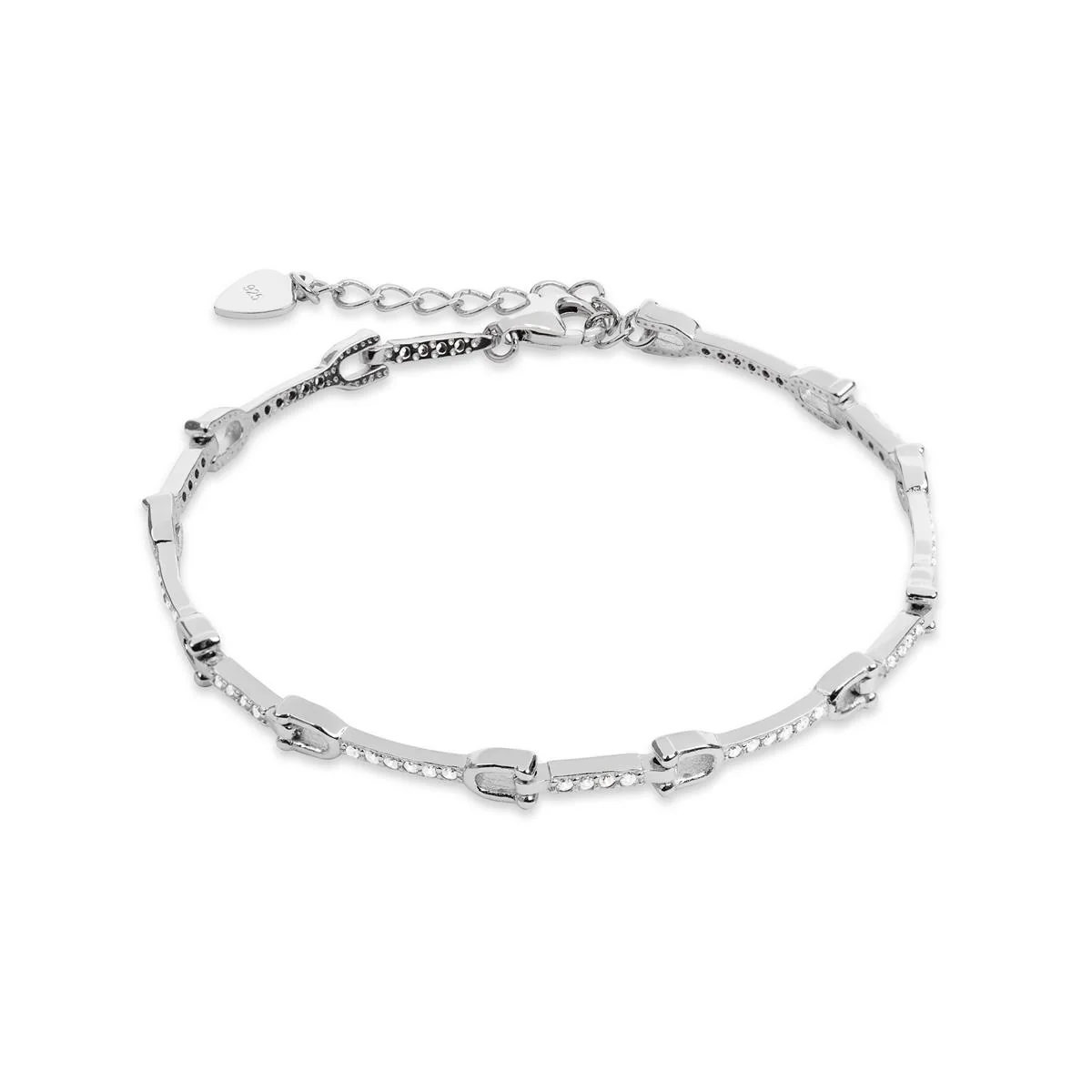 Pulsera Azhla Plata De Ley 925 - Azhla BLANCO