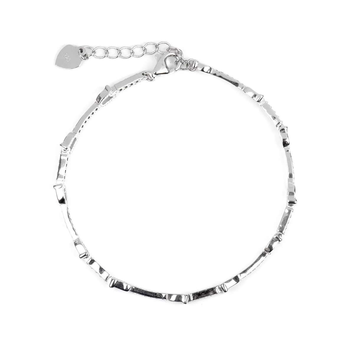 Pulsera Azhla Plata De Ley 925 - Azhla BLANCO - Image 2