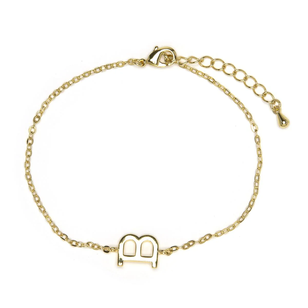 Pulsera Alphabet acabado oro 18k - B AMARILLO - Image 2