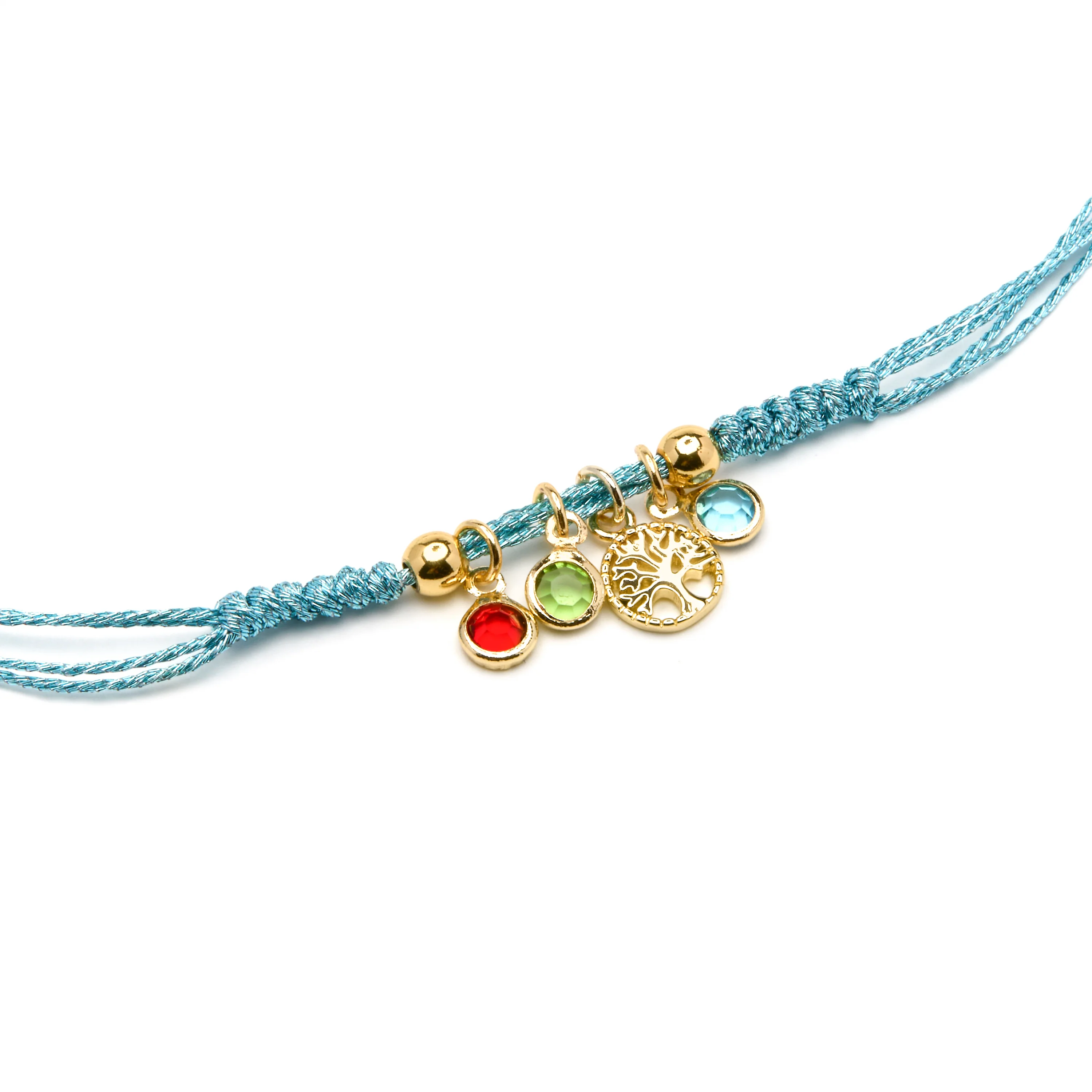 Pulsera de Plata de Ley 925 y Circonita Multicolor acabado oro amarillo de 18k - Balal - Image 5