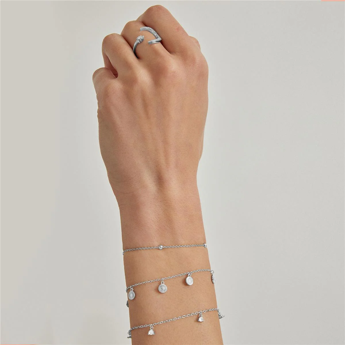 Pulsera Balark acabado en rodio - Balark GRIS - Image 2