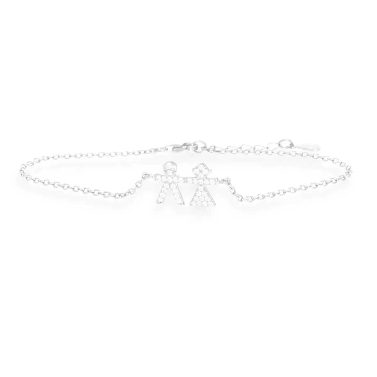 Pulsera Bambino Plata De Ley 925 - Bambino BLANCO