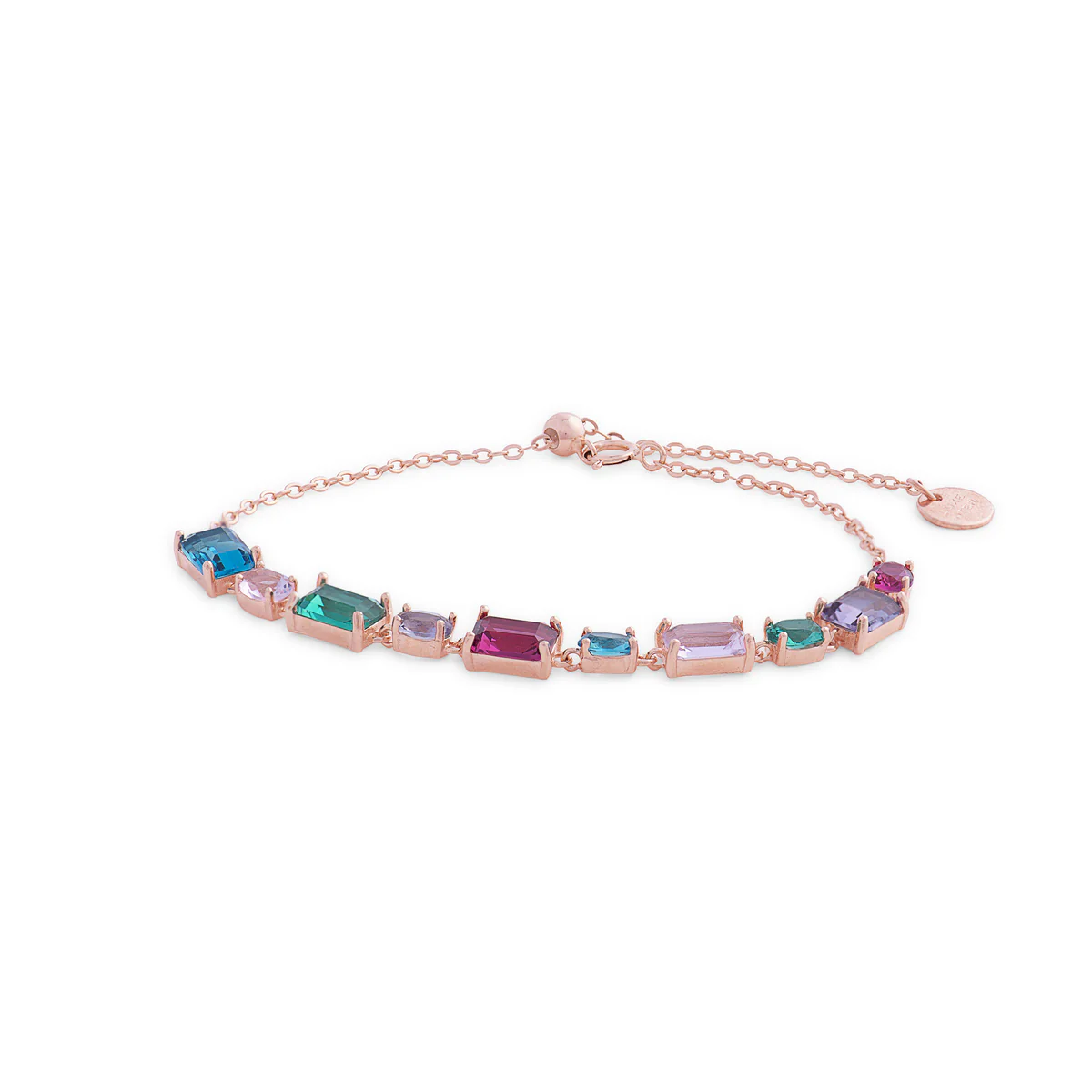 Pulsera Baru Plata De Ley 925 - Baru MULTICOLOR
