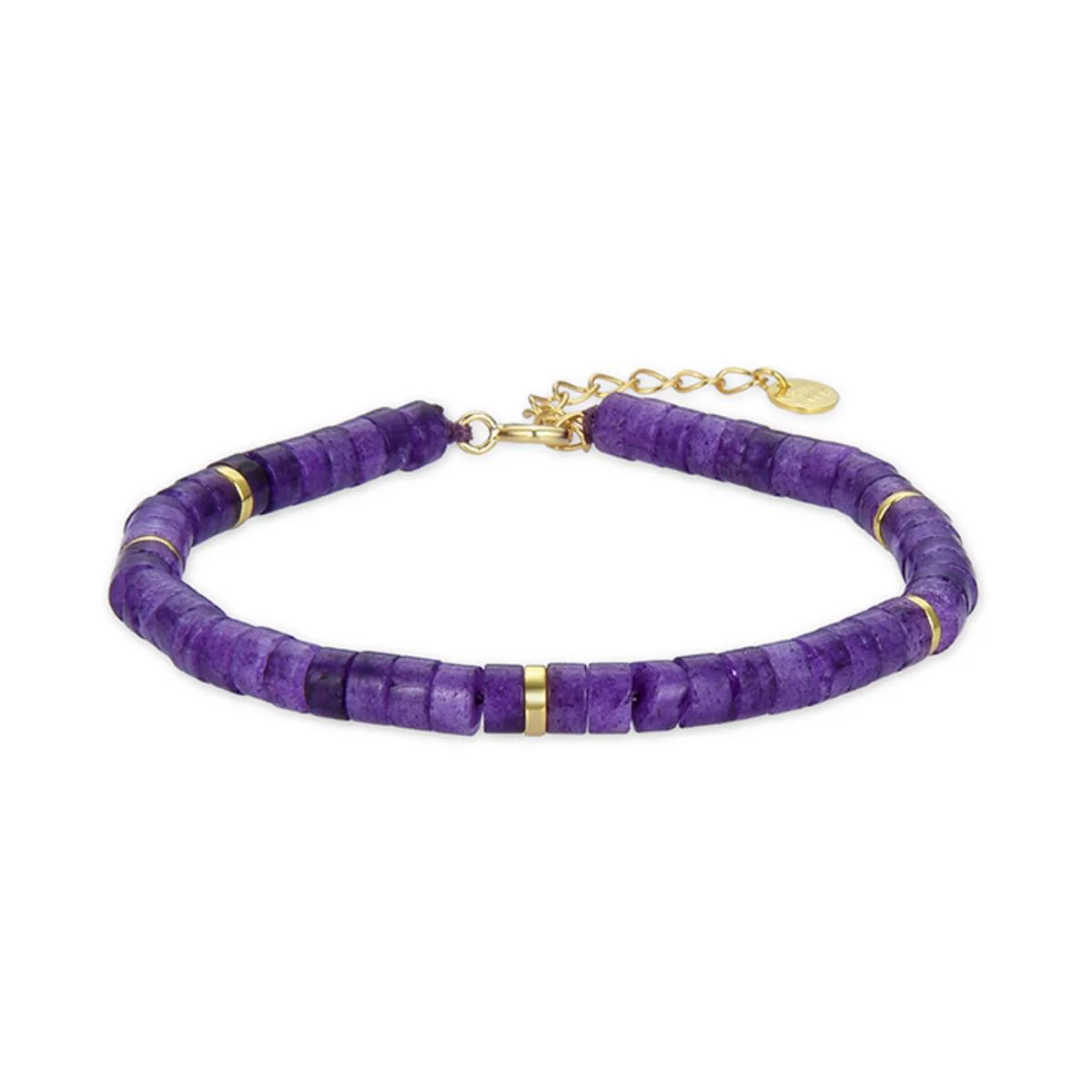 Pulsera Berian acabado en oro amarillo - Berian MORADO
