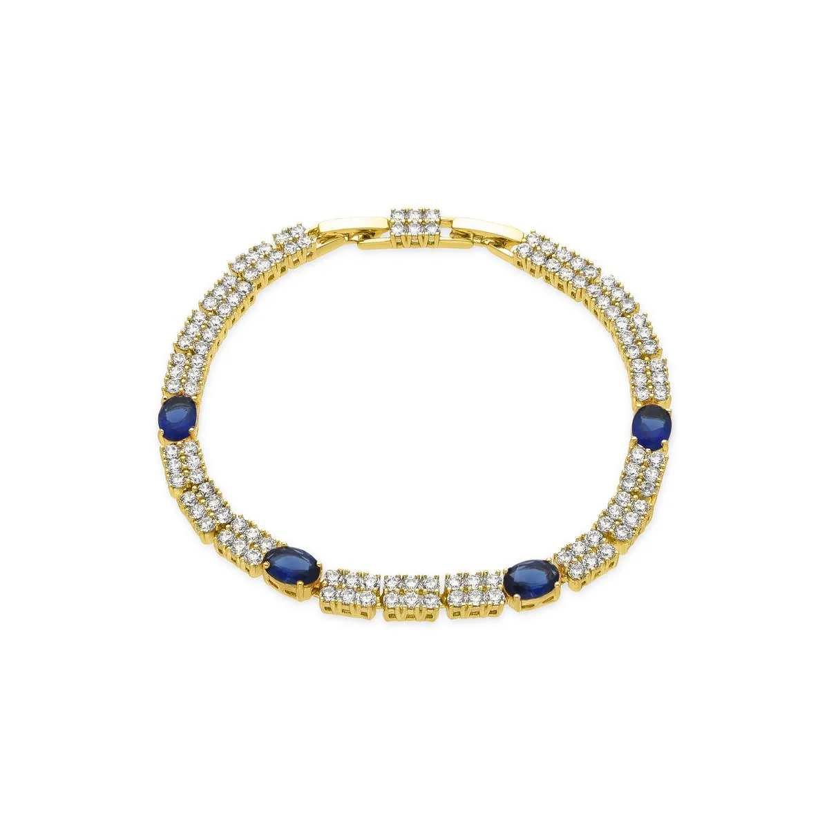 Pulsera Cawa acabado oro 18k - Cawa AZUL