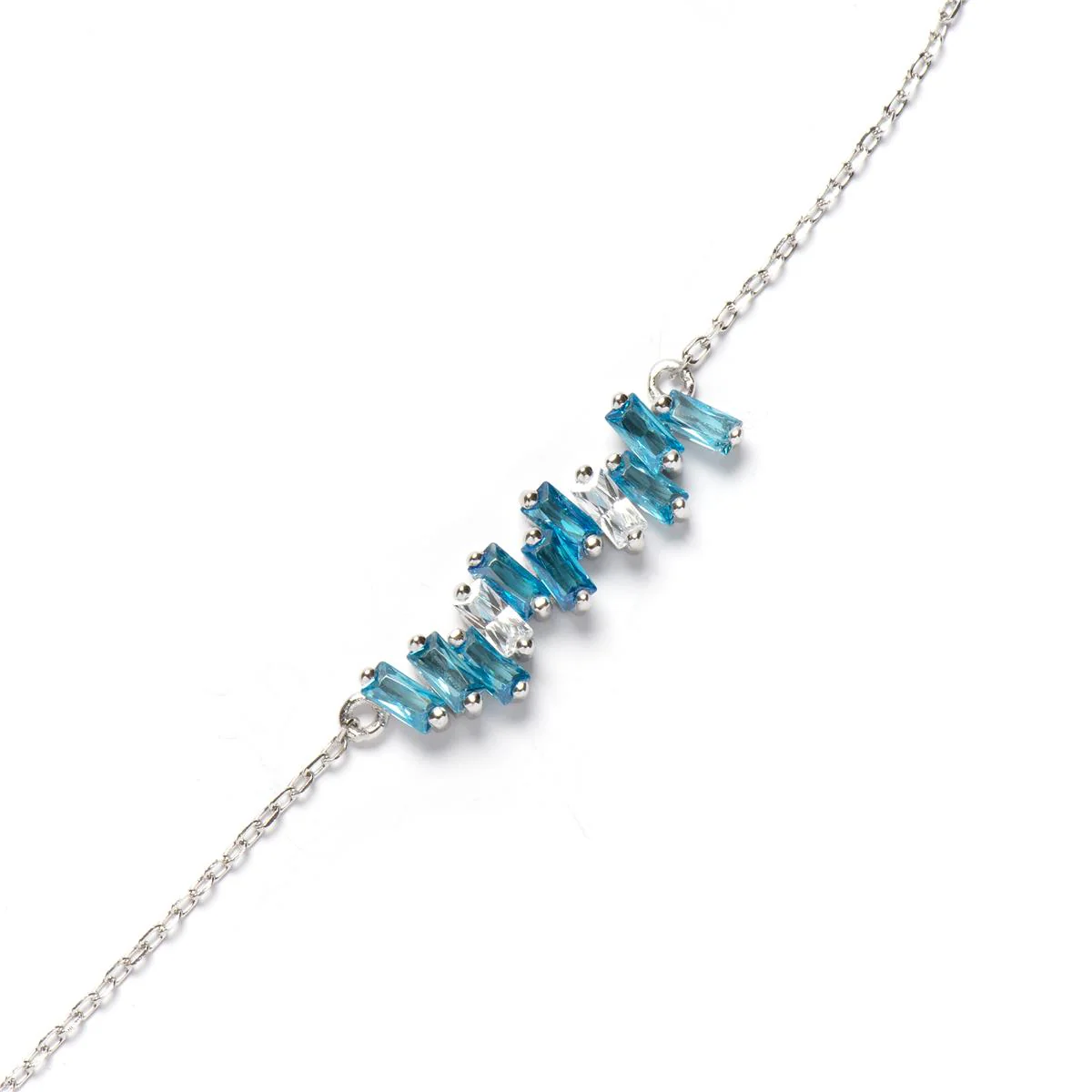 Pulsera Croriax Plata De Ley 925 - Croriax AZUL - Image 3