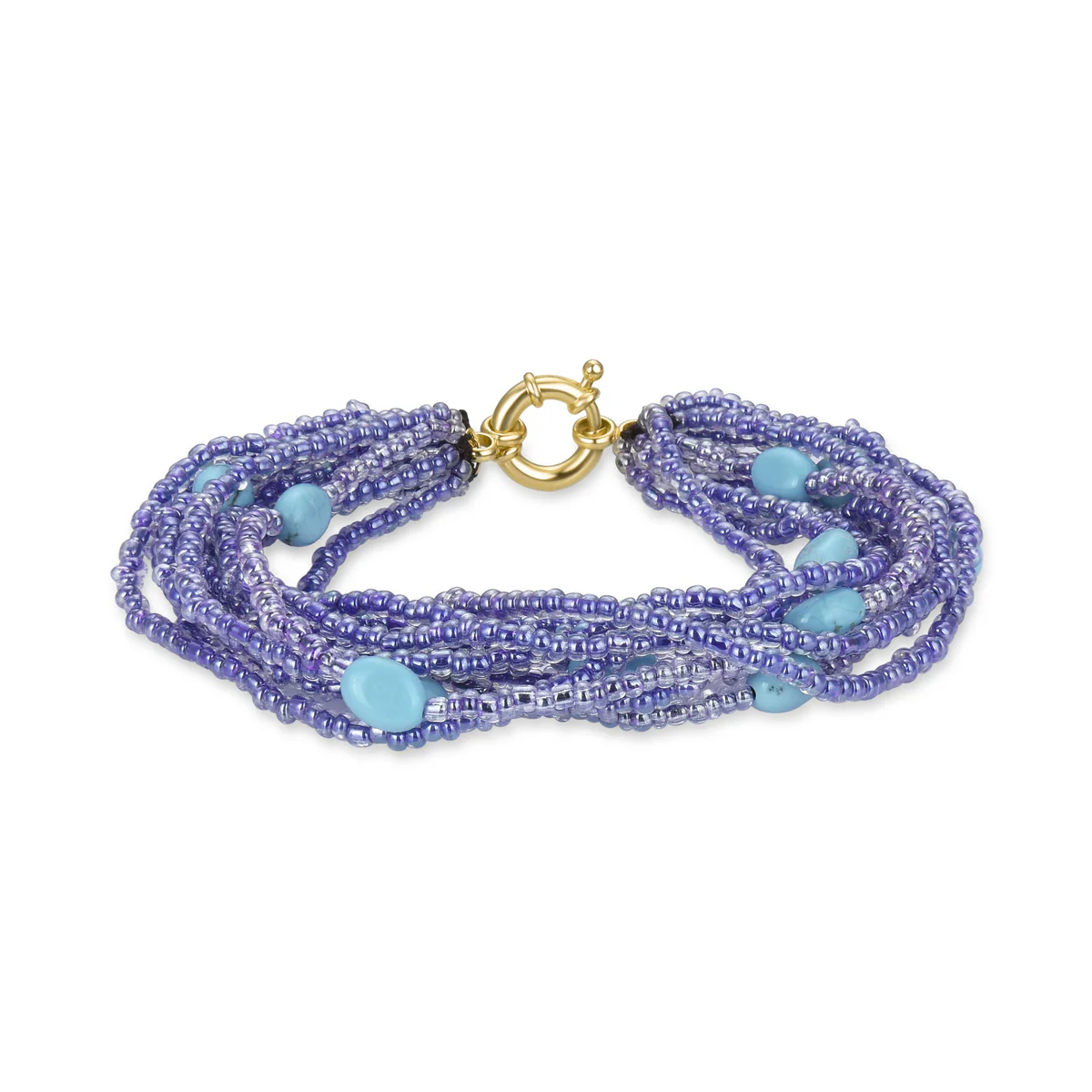 Pulsera Dakha Plata De Ley 925 - Dakha MORADO