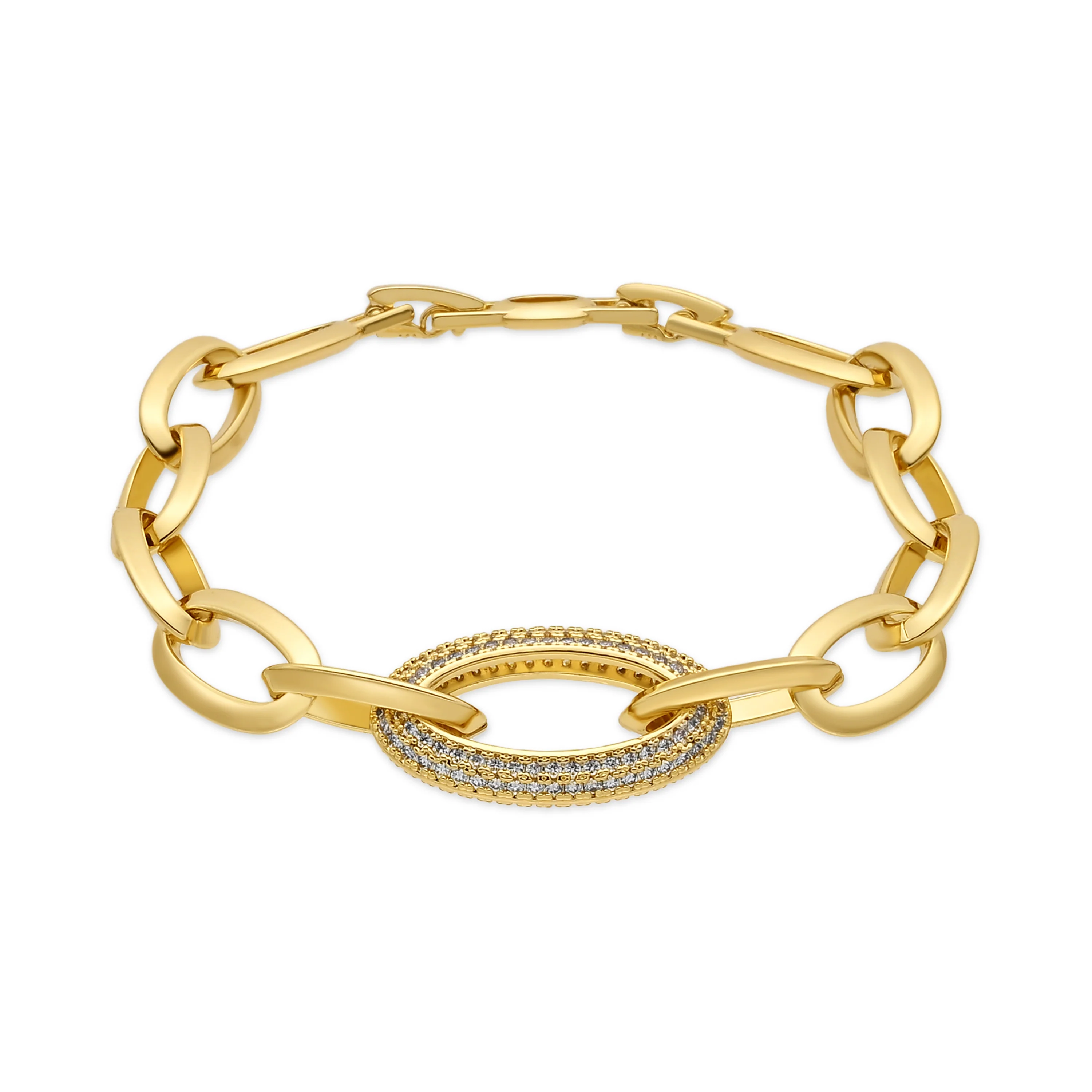 Pulsera Dave acabado oro amarillo 18k - Dave
