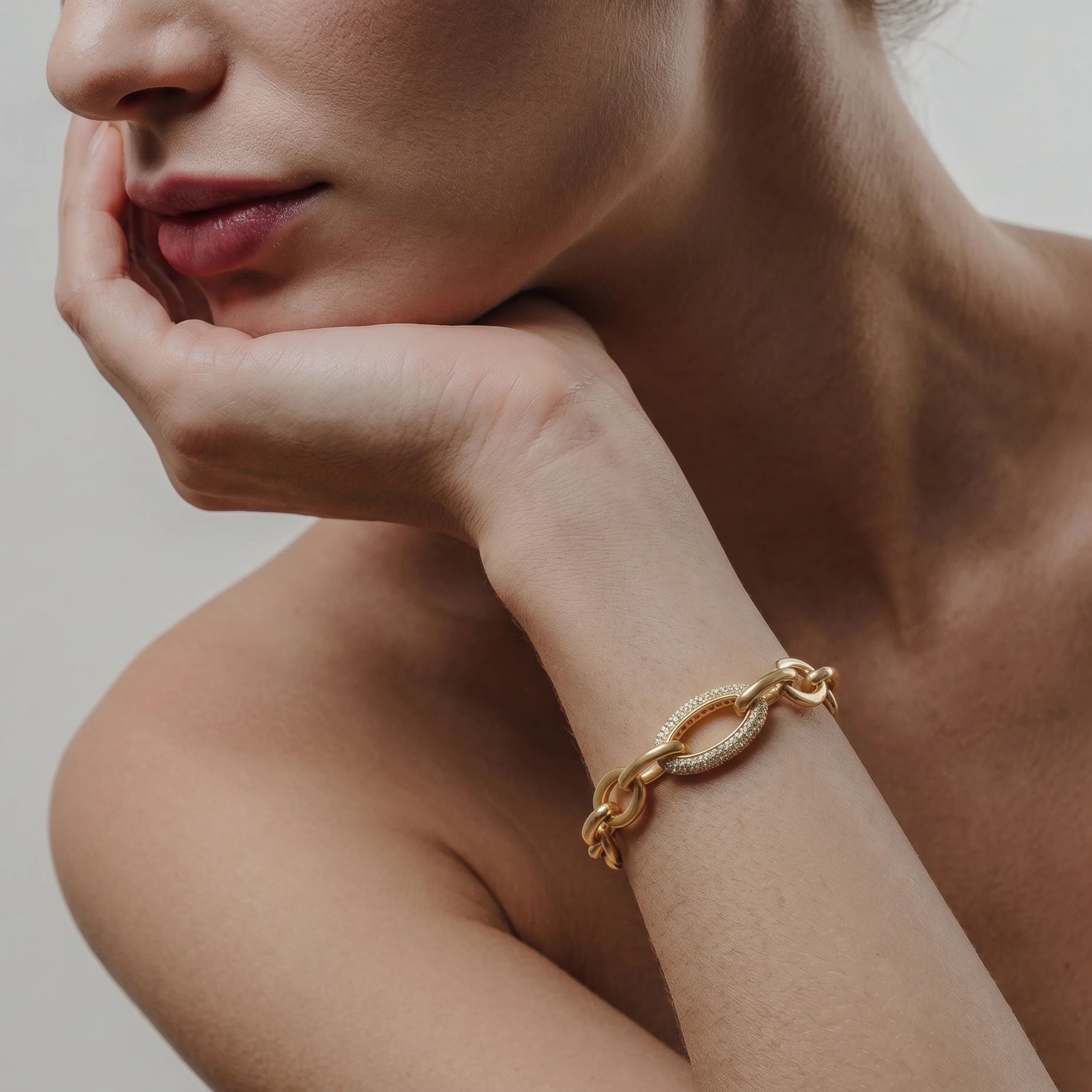 Pulsera Dave acabado oro amarillo 18k - Dave - Image 2