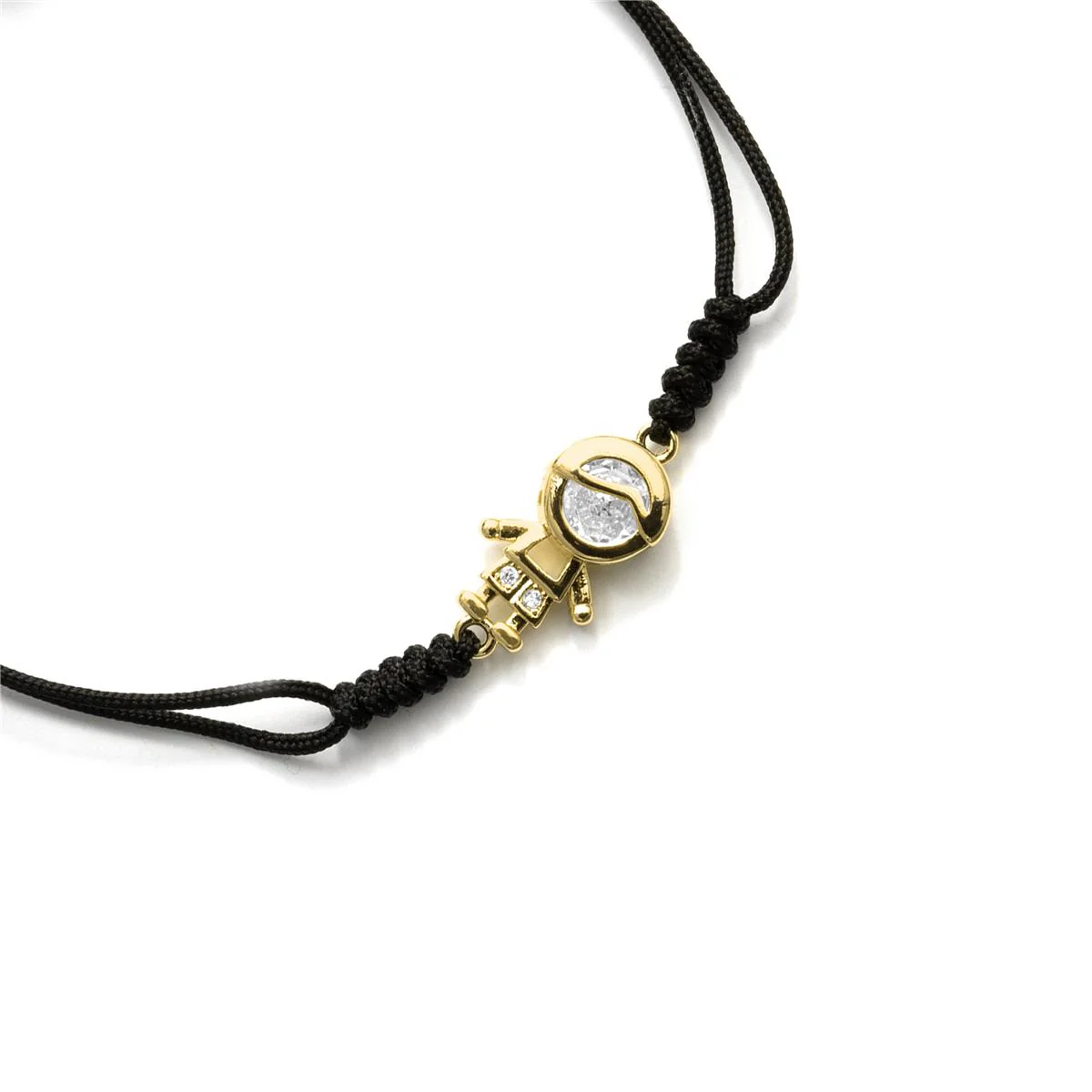 Pulsera de Circonita Brillante acabado en oro amarillo de 18k - Boy - Image 4