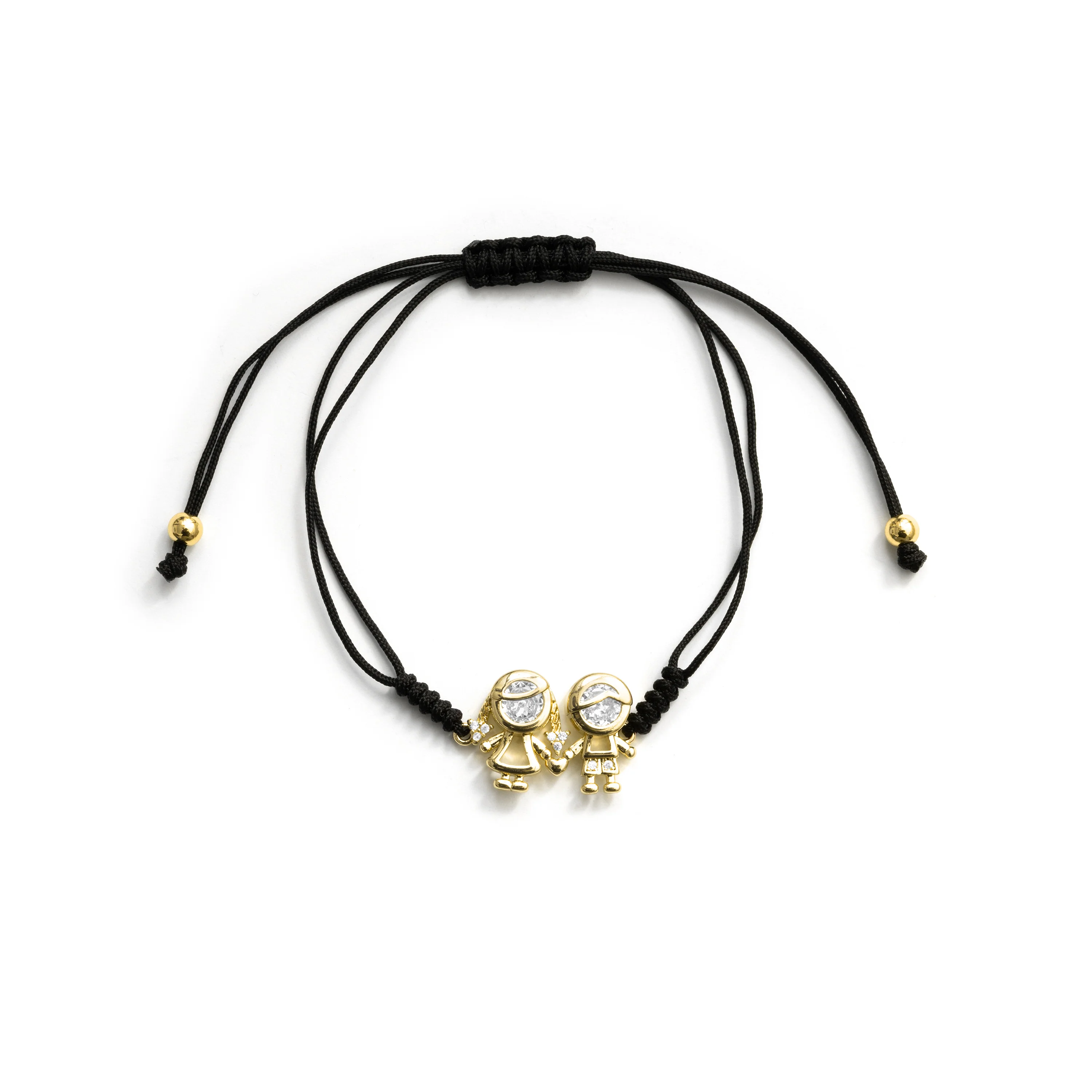 Pulsera de Circonita Brillante acabado en oro amarillo de 18k - Children - Image 3