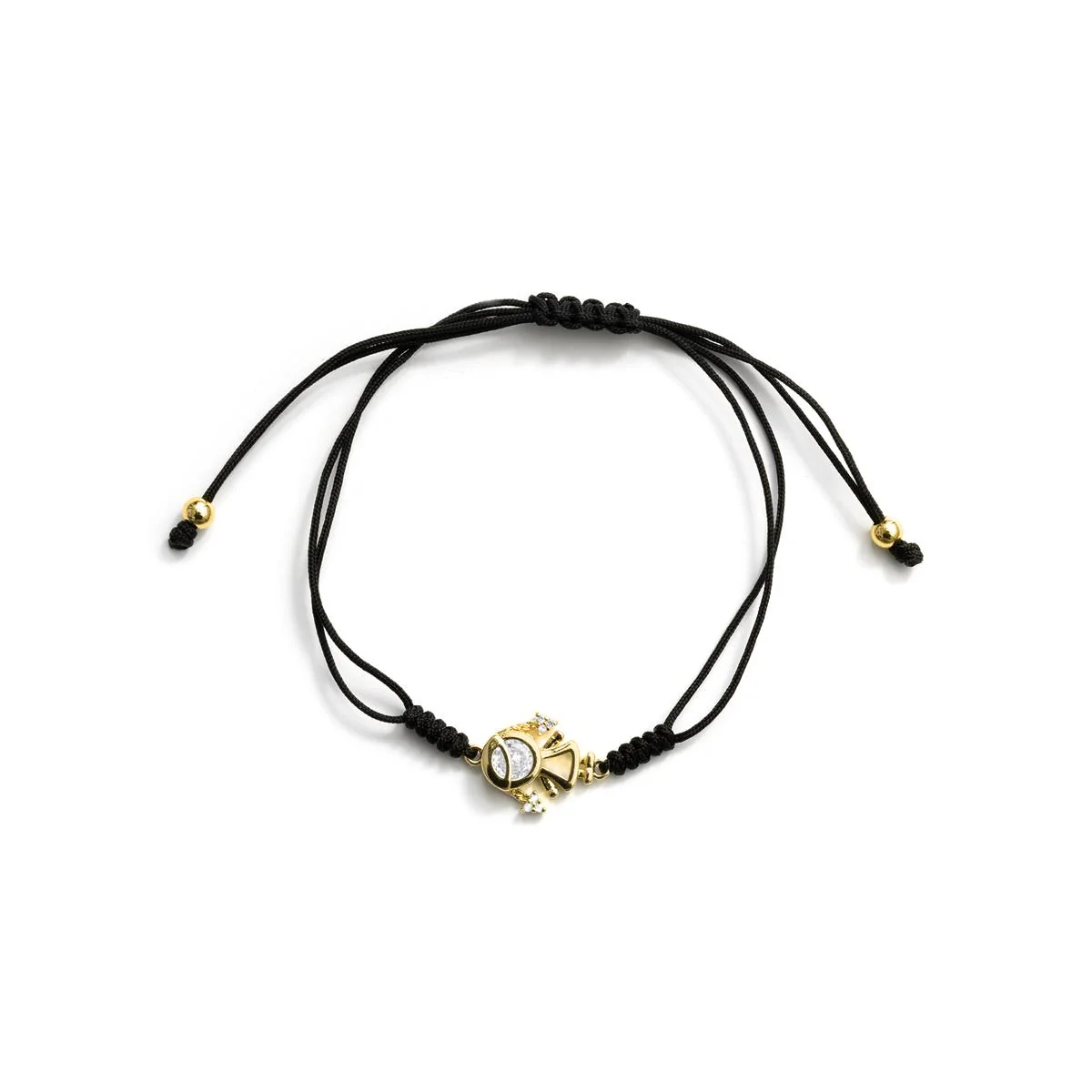 Pulsera de Circonita Brillante acabado en oro amarillo de 18k - Girl - Image 3