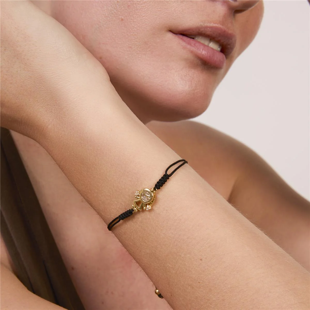 Pulsera de Circonita Brillante acabado en oro amarillo de 18k - Girl - Image 6