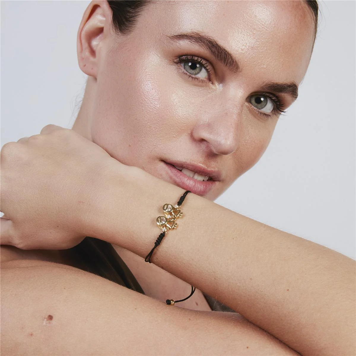 Pulsera de Circonita Brillante acabado en oro amarillo de 18k - Girls - Image 2
